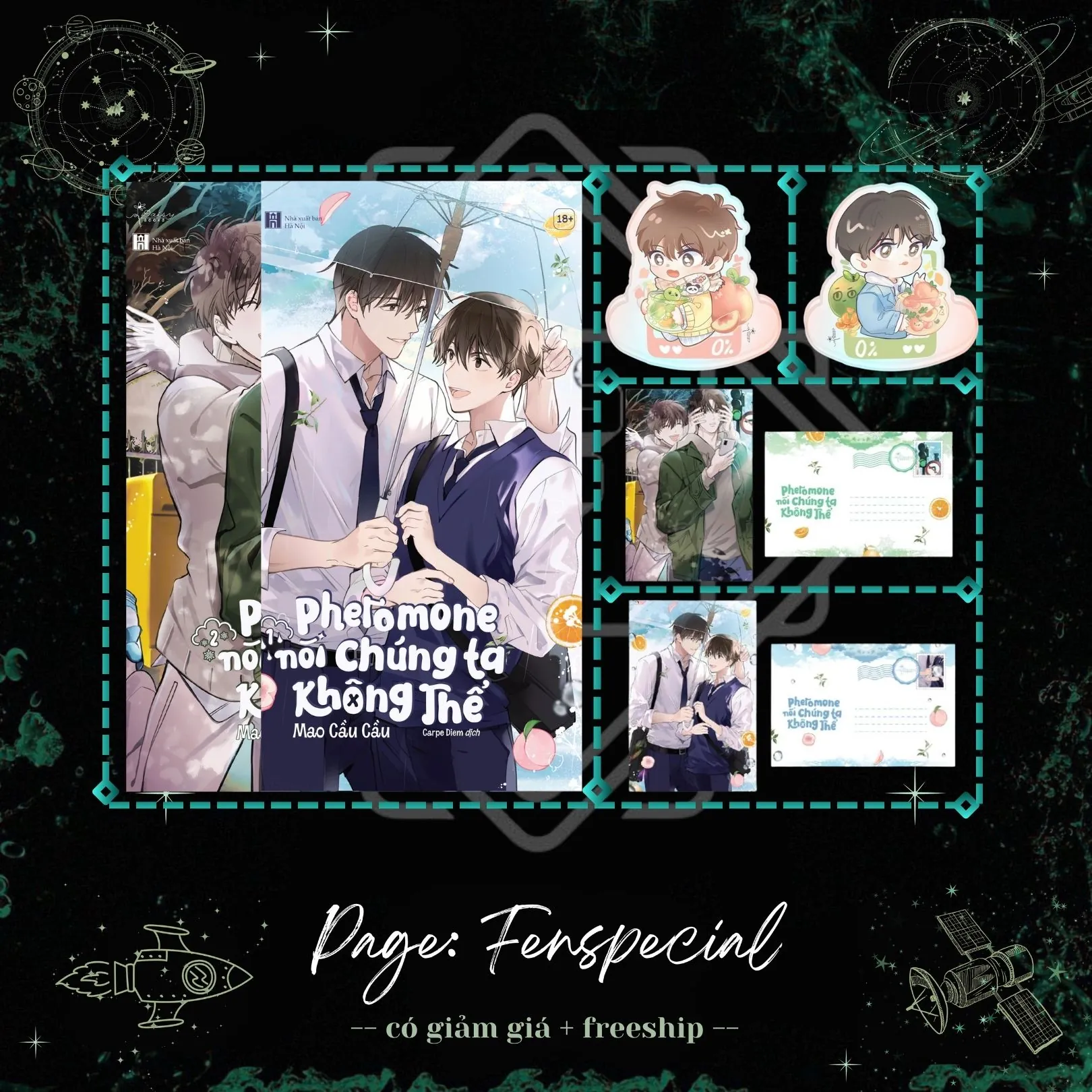 Bản Đặc Biệt - Pheromone Nói Chúng Ta Không Thể - Tập 1 + 2 + Quà 850k - Fenspecial