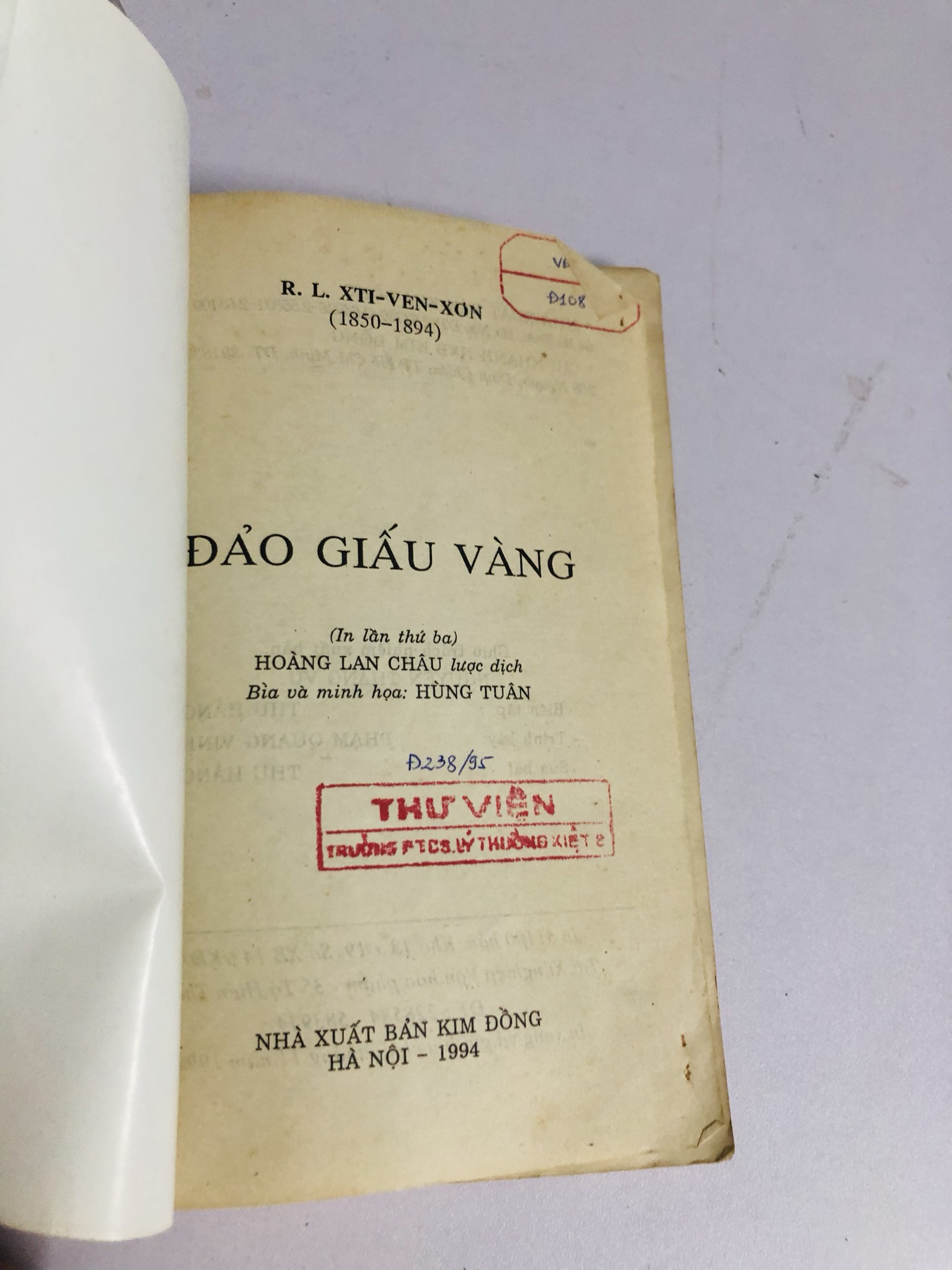 📚 SÁCH NXB KIM ĐỒNG 9x – ĐẢO GIẤU VÀNG 545960