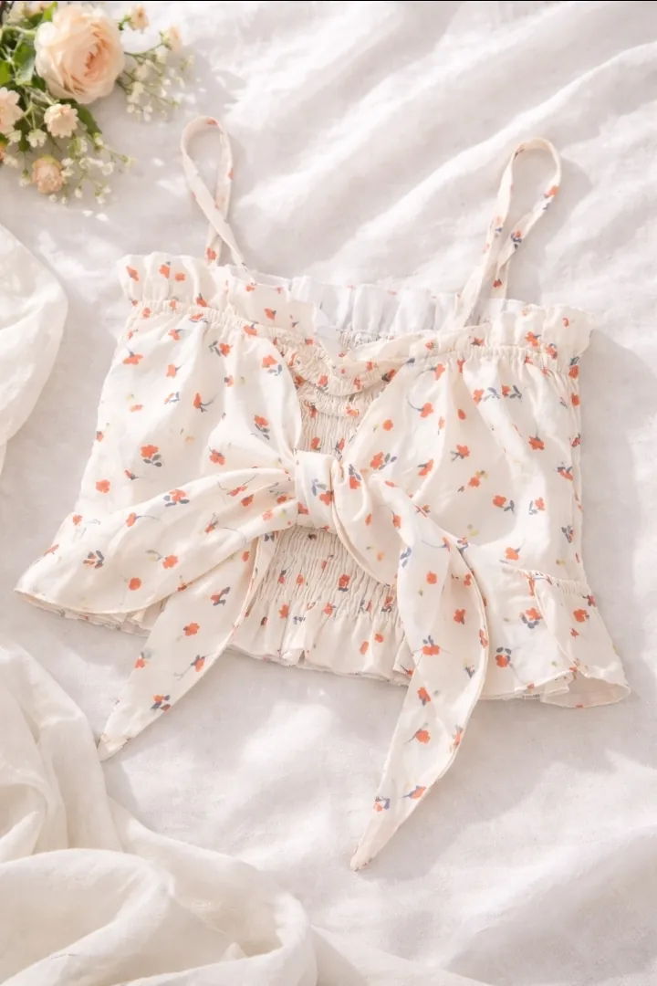 áo 2 dây hoa nhí siêu xinh 🌸
Áo còn mới, mặc vài lần, form dễ thương có nơ trước.