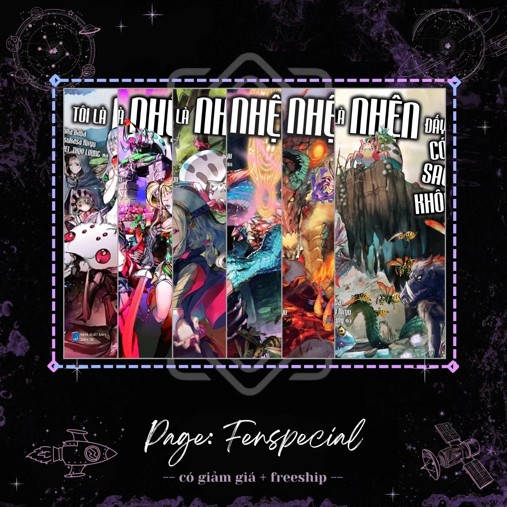 Chỉ Sách: Tôi Là Nhện Đấy, Có Sao Không? - Tập 1, 2, 3, 4, 5, 6 - Fenspecial