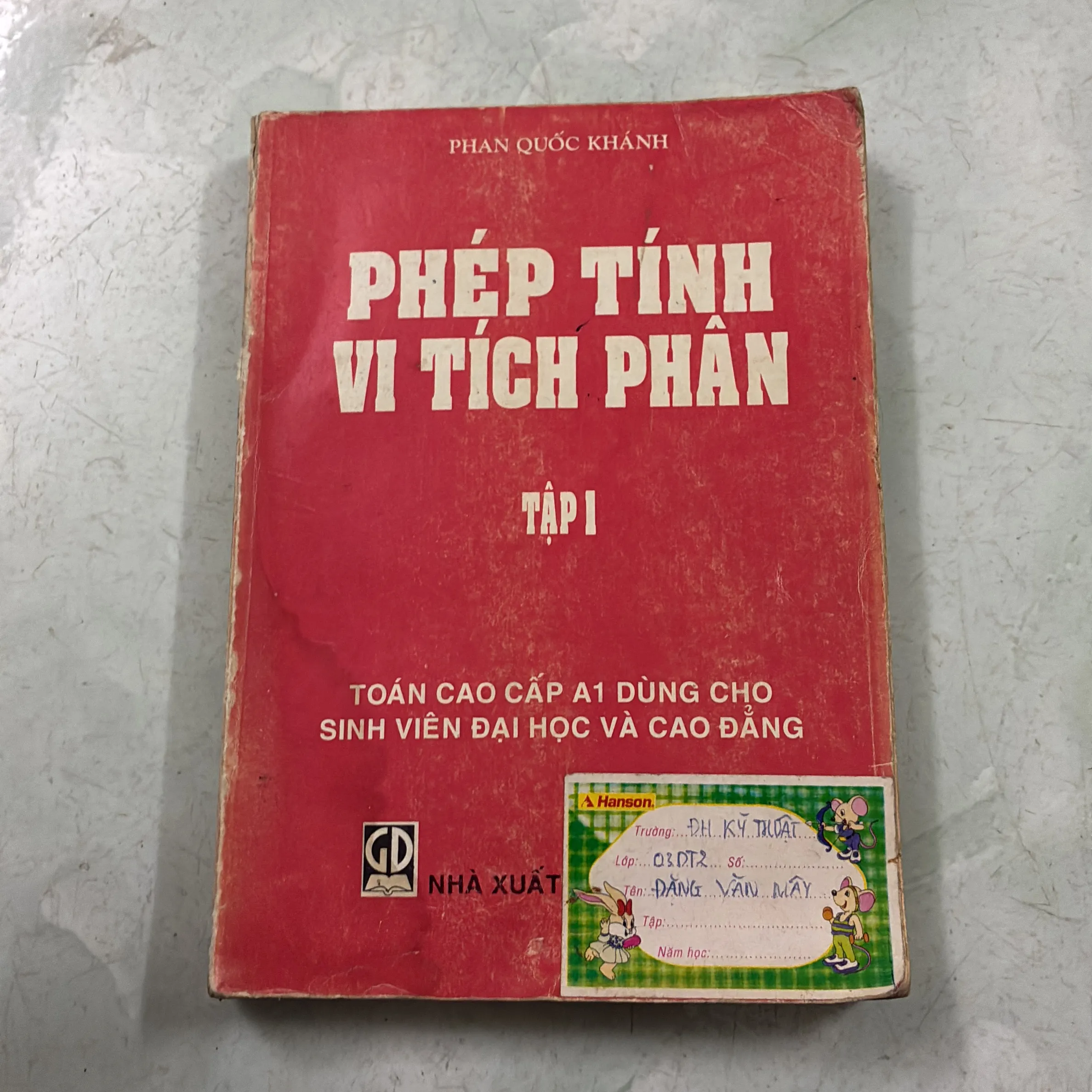 Phép tính vi tích phân (Tập 1) - Phan Quốc Khánh