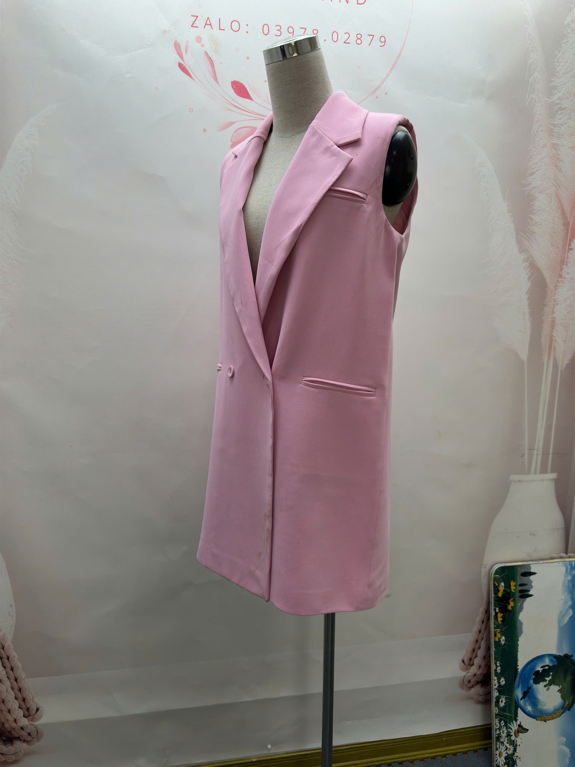 [Si tuyển] – Blazer gile G23.GLB51 (lem màu) – Size M. 322008