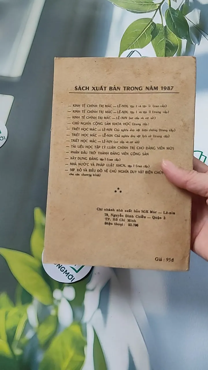 [XƯA] Kinh Tế Chính Trị Mác – Lênin 1: Phương Thức Sản Xuất Tư Bản Chủ Nghĩa (1987) 776080