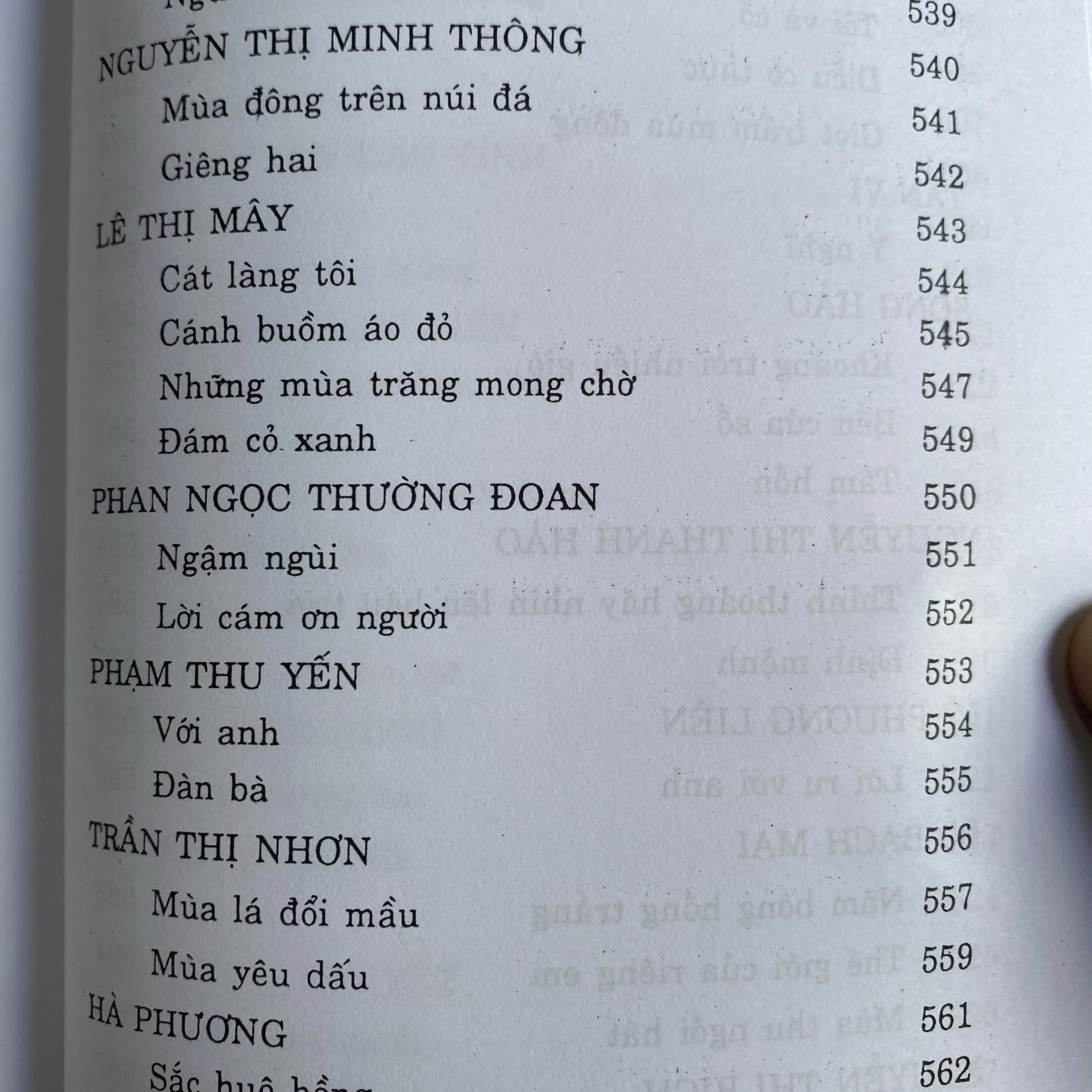 TUYỂN THƠ TÁC GIẢ NỮ VIỆT NAM  752812