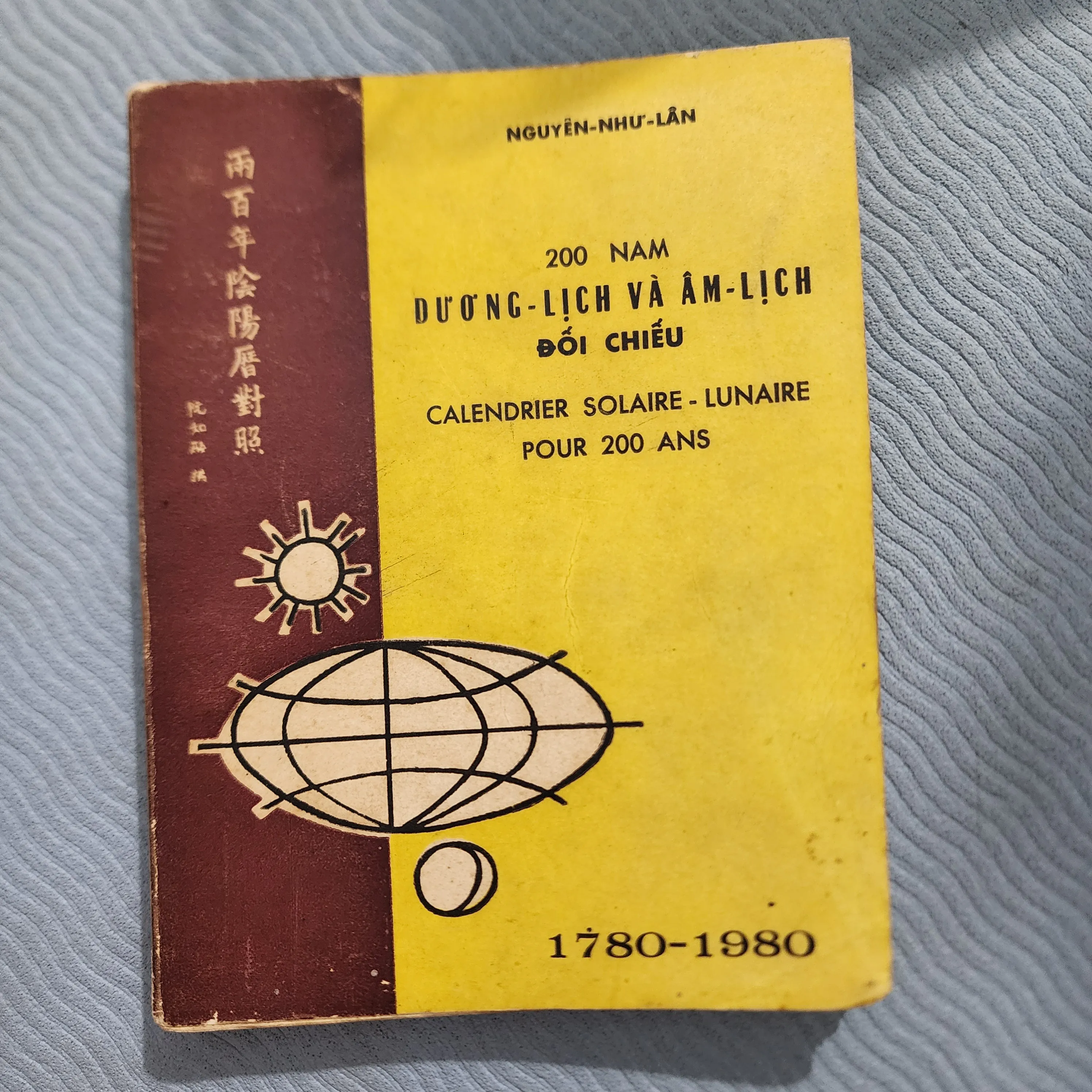 200 năm dương lịch và âm lịch đối chiếu | nguyễn như luân | 1968