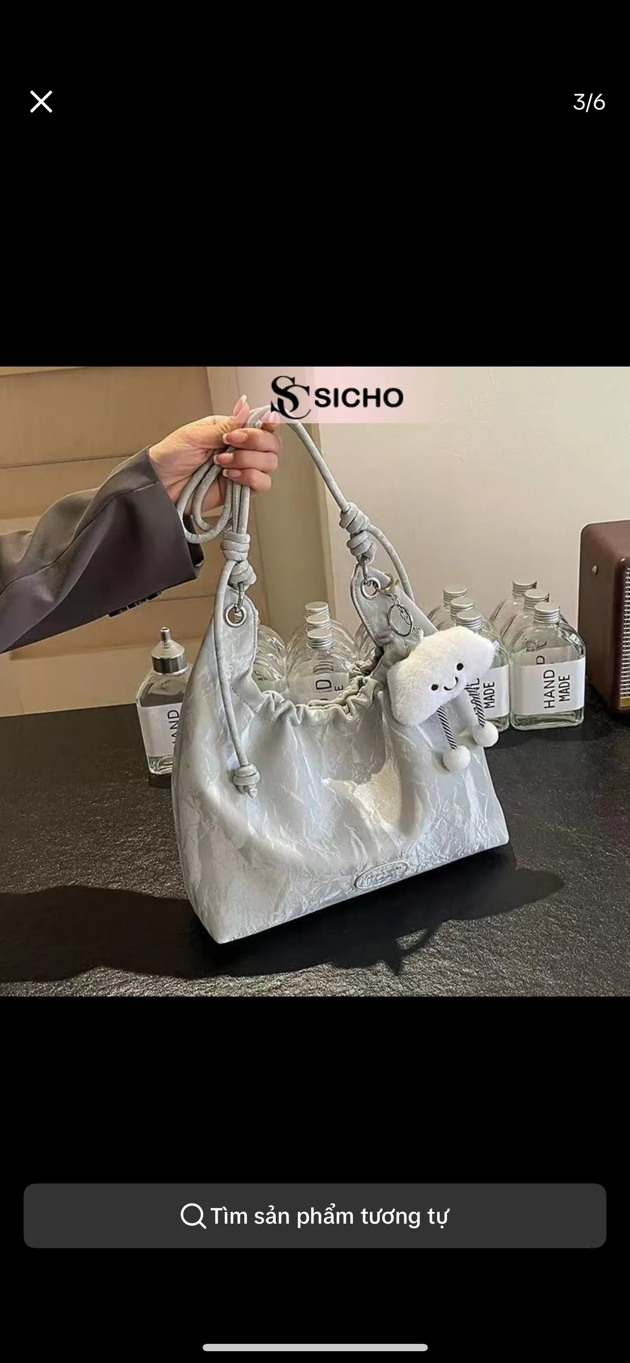 Shicho túi đeo chéo và đeo vai tặng kèm móc treo