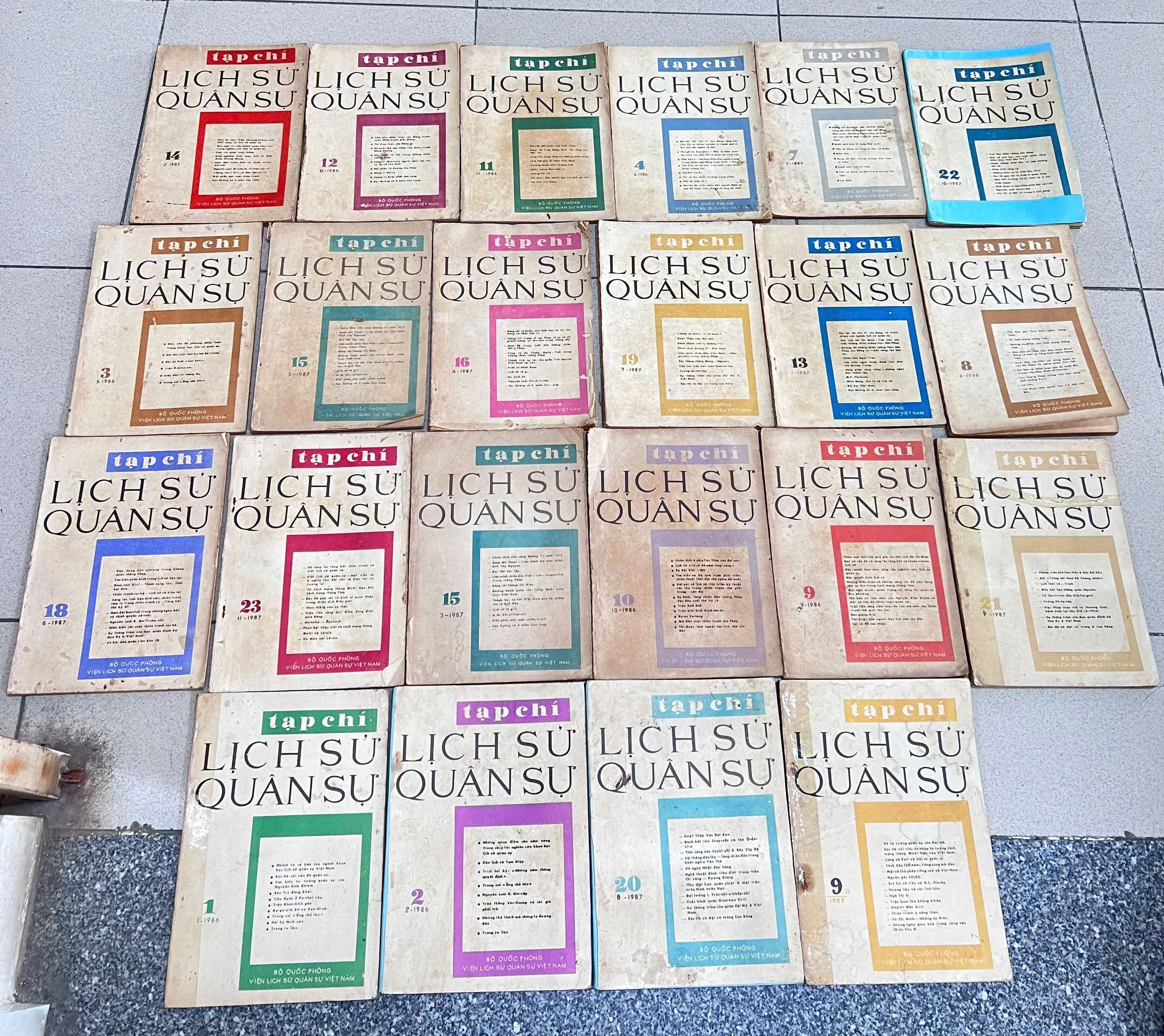 TẠP CHÍ LỊCH SỬ QUÂN SỰ (22 cuốn)