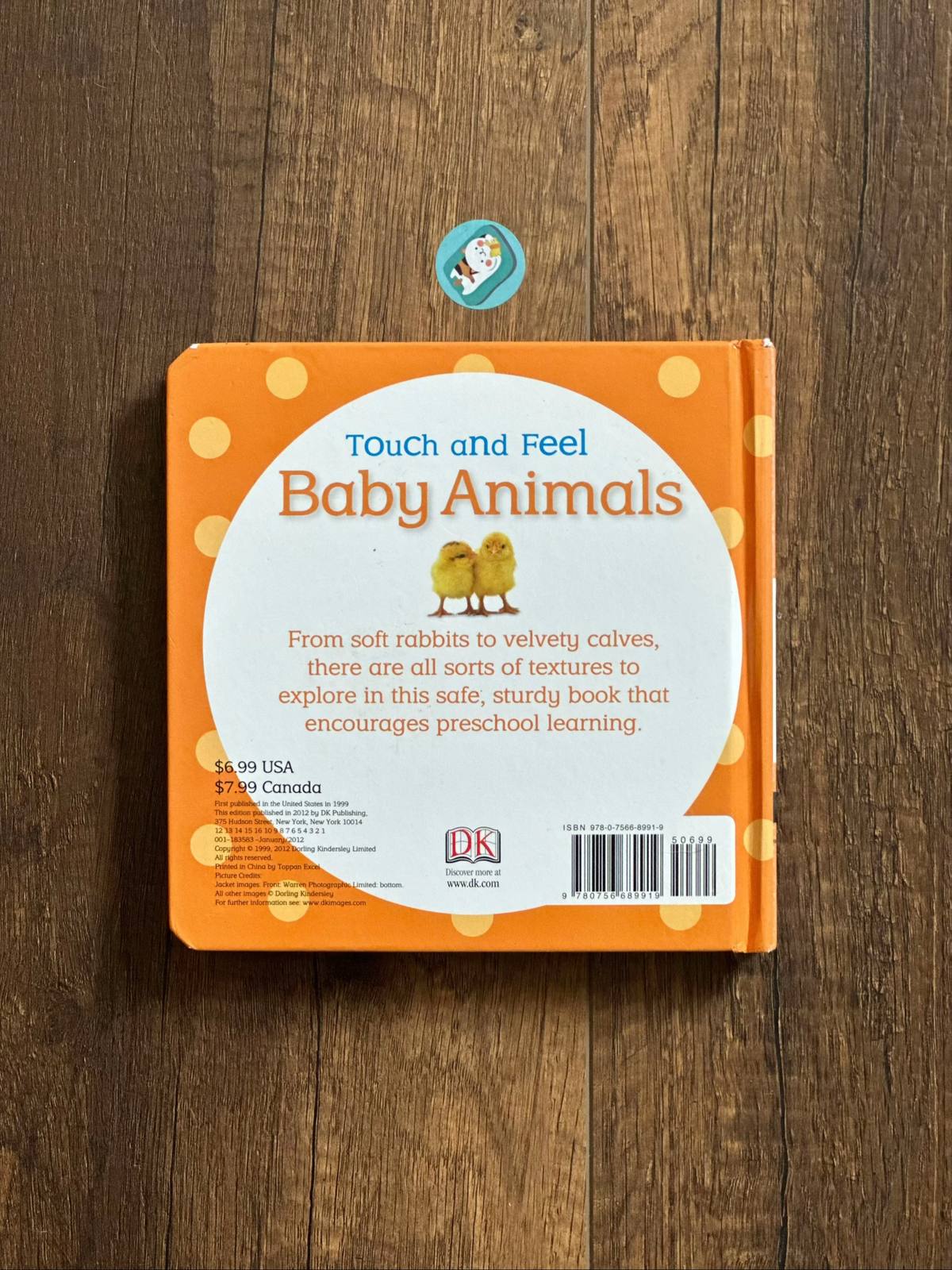 Sách boardbook Toich and Feel: Baby Animals 186067