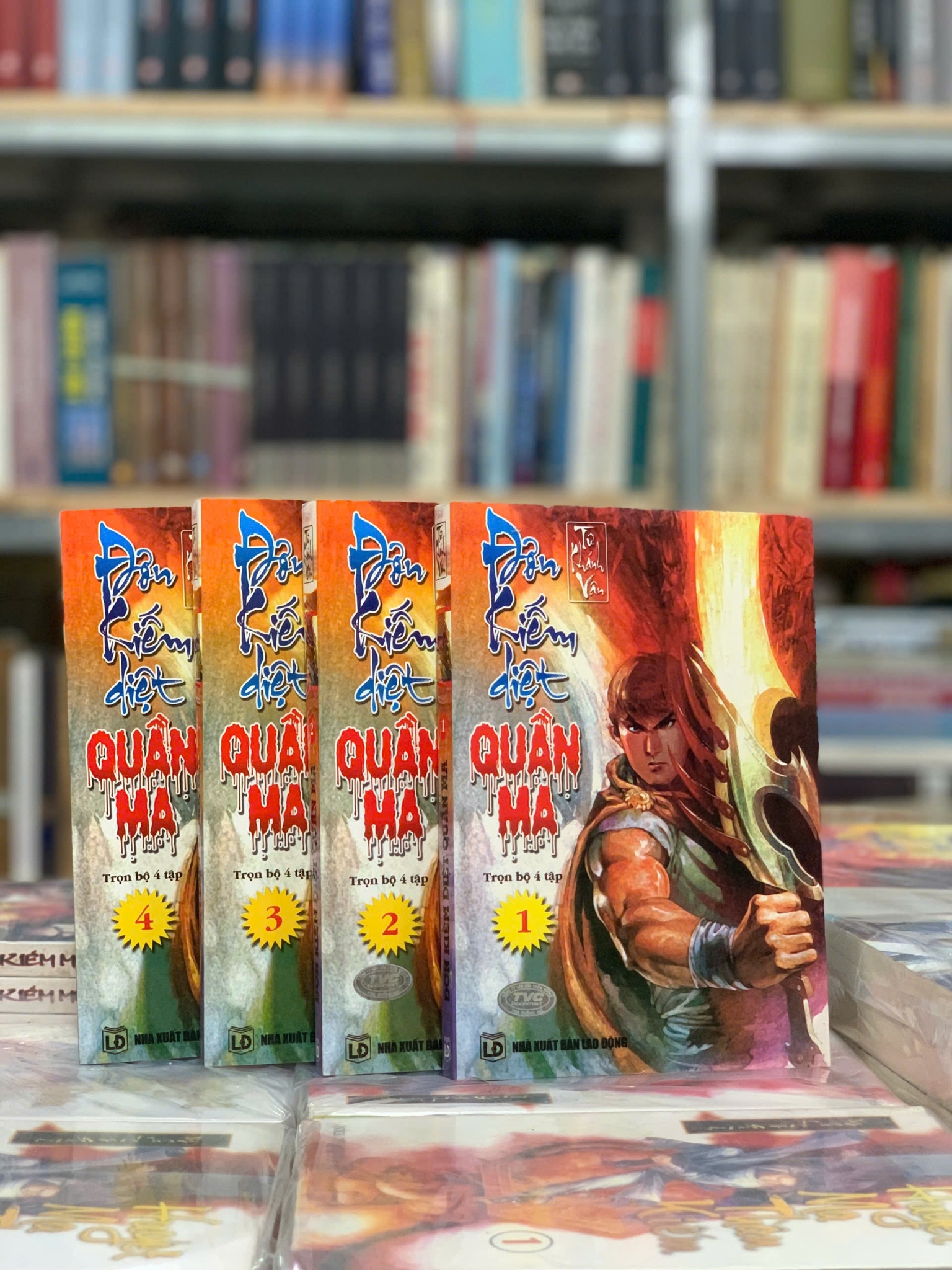 ĐƠN KIẾM DIỆT QUẦN MA (TRỌN BỘ 4 TẬP) - TỪ KHÁNH VÂN