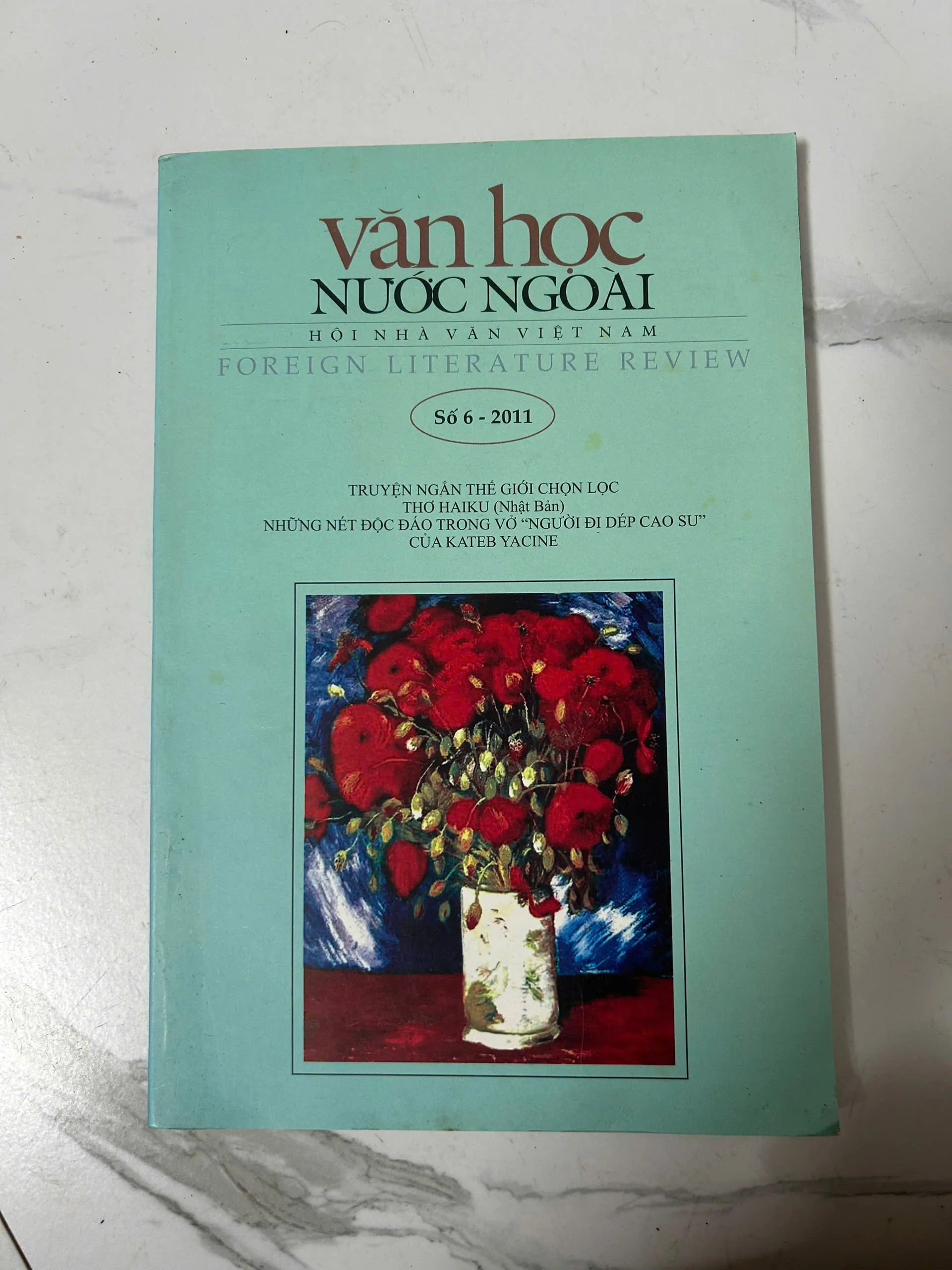 Tạp chí Văn học nước ngoài (Số 6 - 2011) – Hội Nhà văn Việt Nam