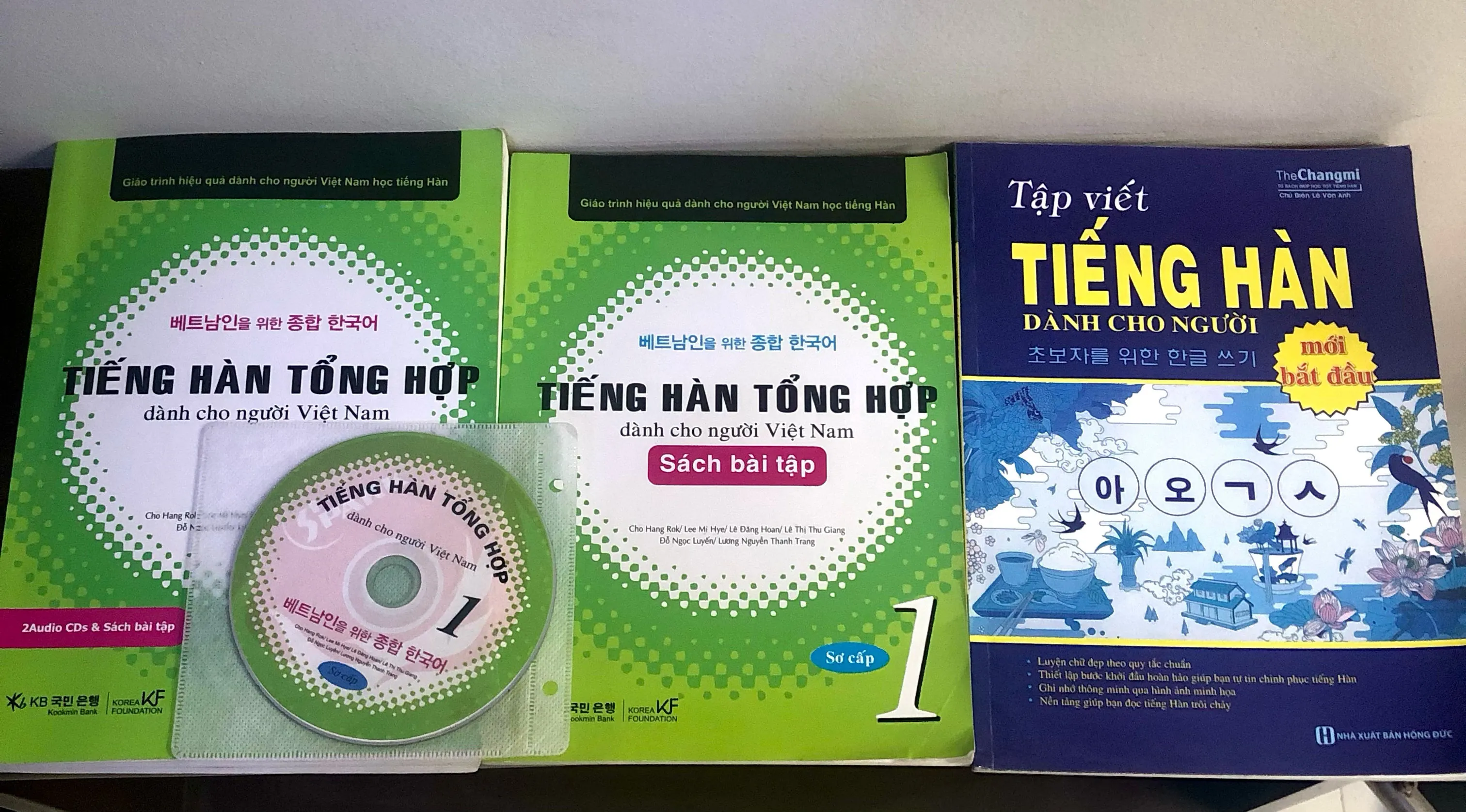 Combo 3 sách học tiếng Hàn