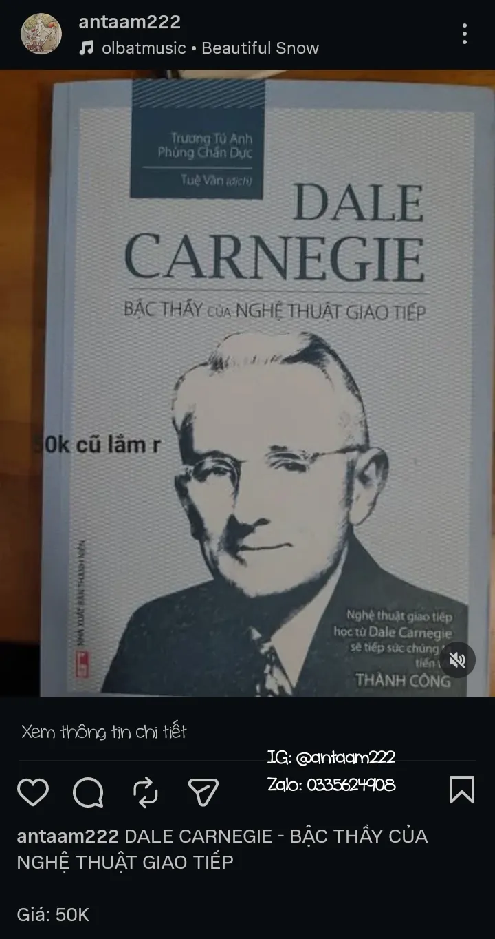 Sách: Bậc thầy Nghệ thuật Giao tiếp Dale Carnegie - sách kỹ năng