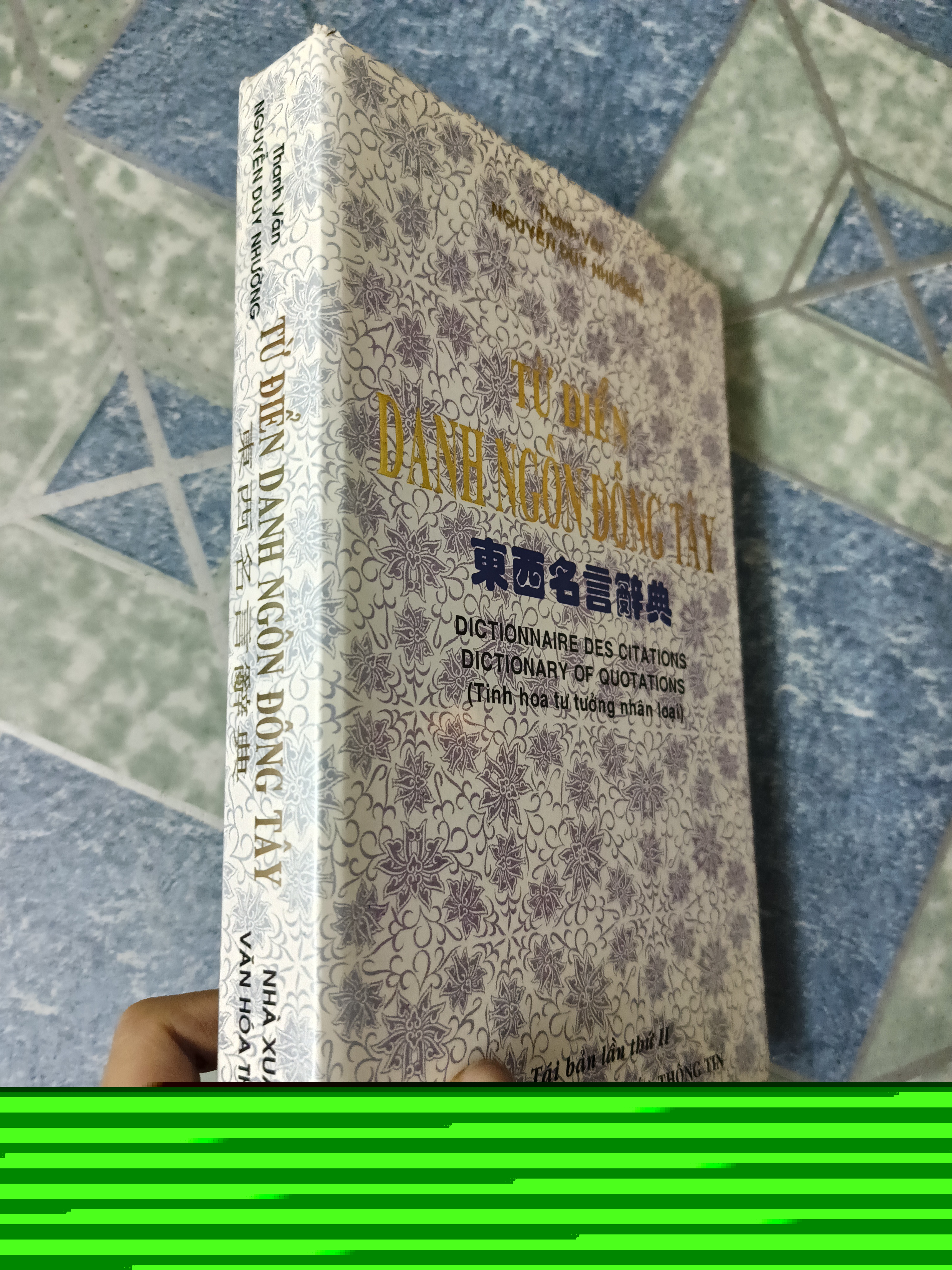 Từ điển danh ngôn Đông Tây - Thanh Vân & Nguyễn Duy Nhường 545261