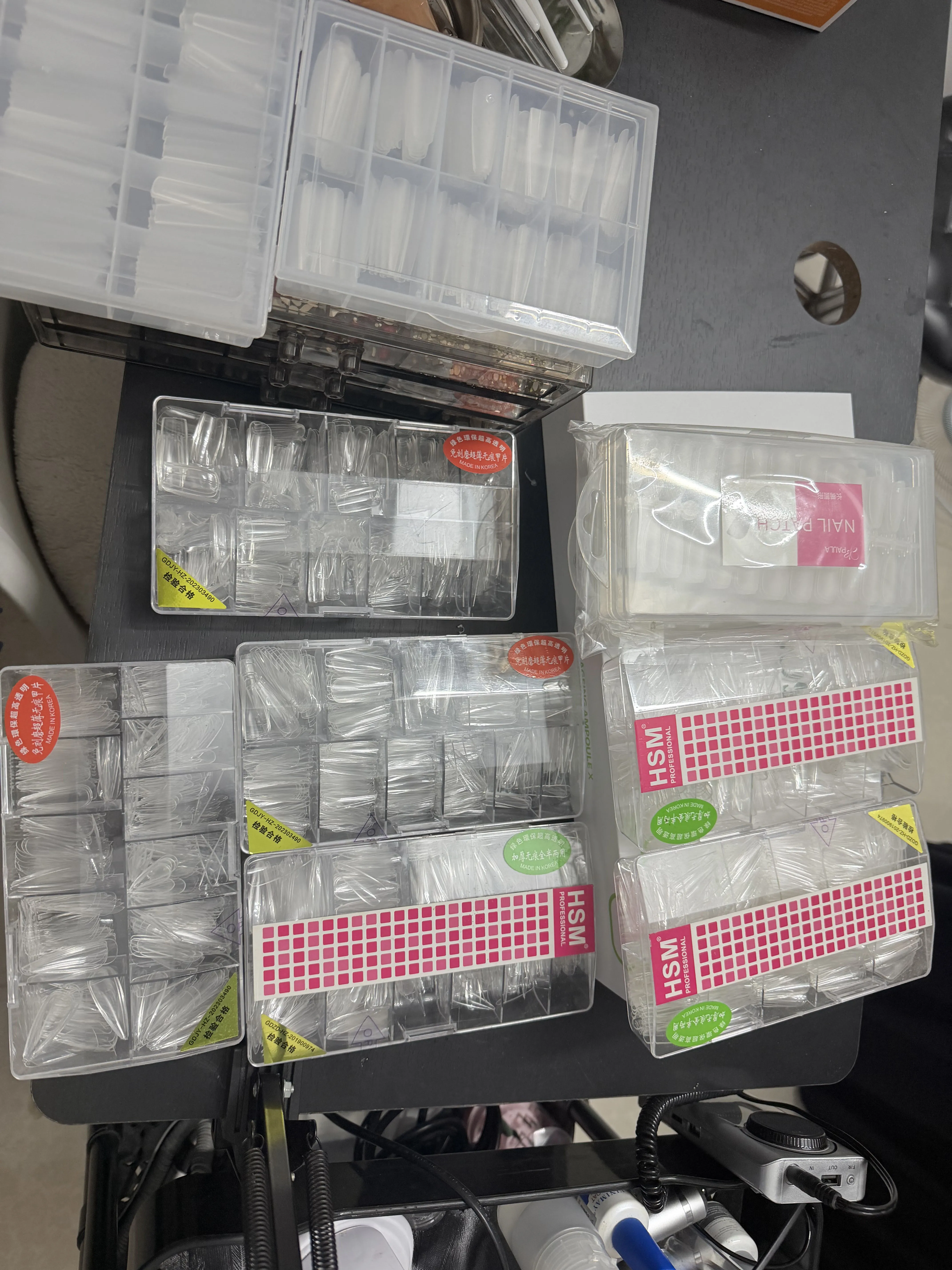 4 bộ sơn gel , thạch trong , thạch mù , mắt mèo kèm bản màu đầy đủ , tặng kệ 999817