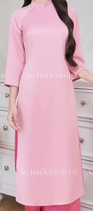 áo dài trơn (đỏ và hồng)