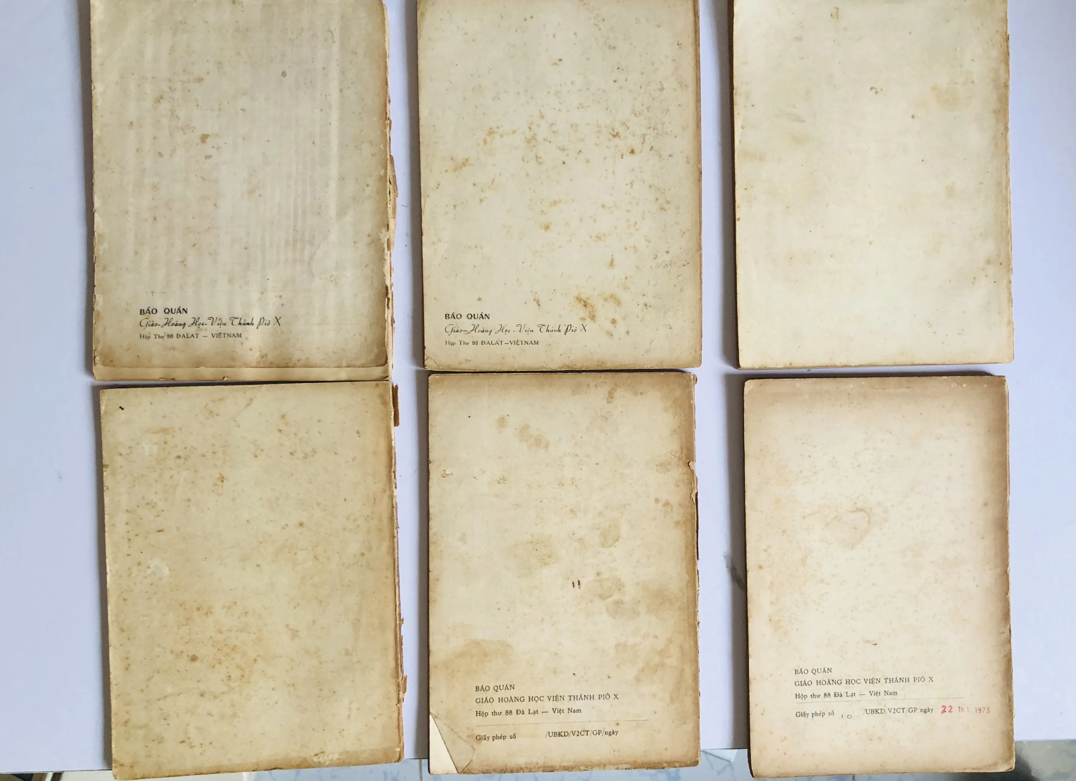 6 CUỐN TUYỂN TẬP THẦN HỌC (số 4, 5, 8, 9, 11, 12) NXB: 1970 – 1971 – 1972 752811