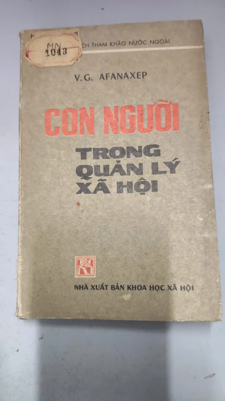 Con người trong quản lý xã hội – V. G. Afanasep