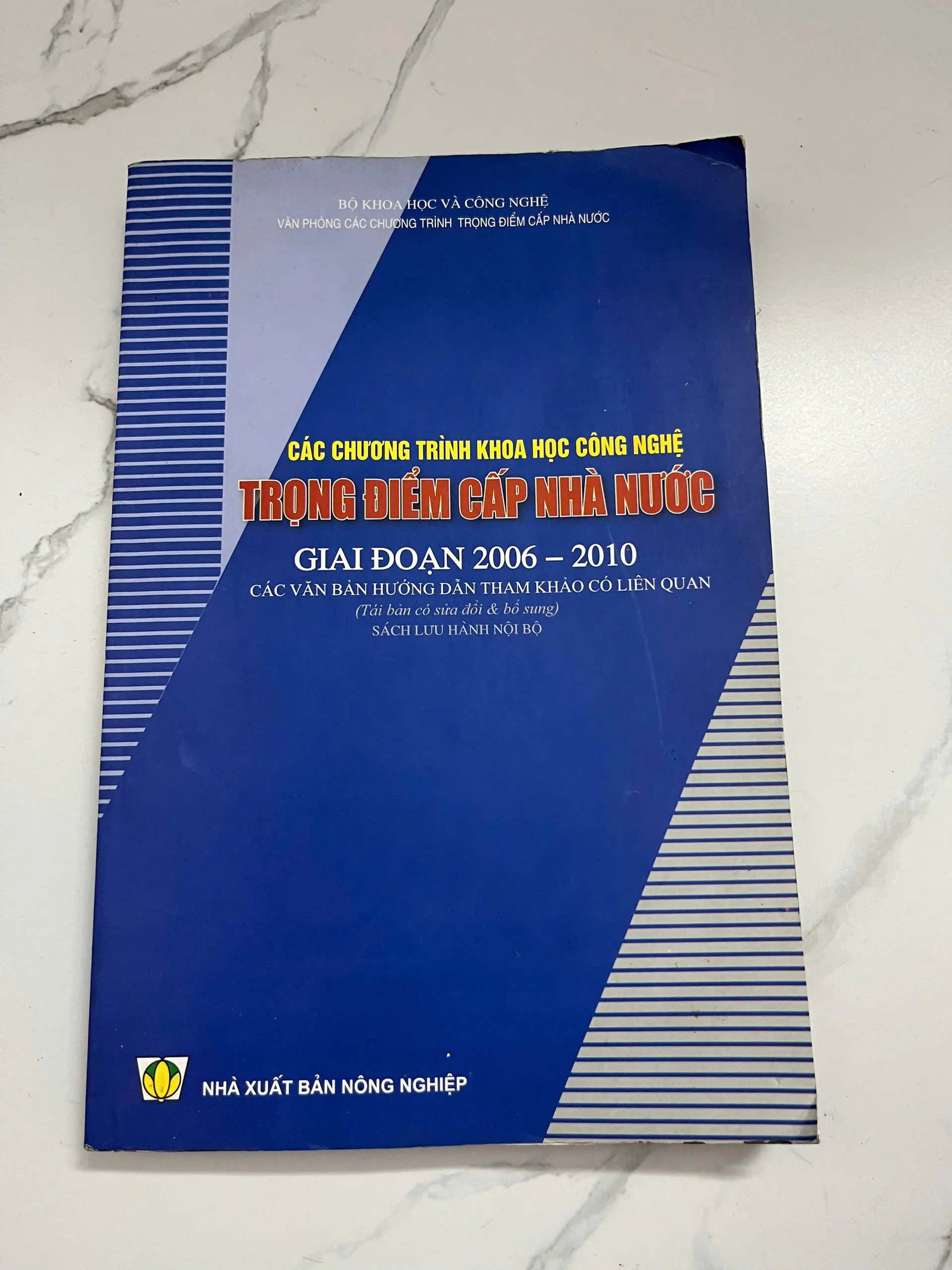 Các chương trình khoa học công nghệ trọng điểm cấp nhà nước giai đoạn 2006 – 2010