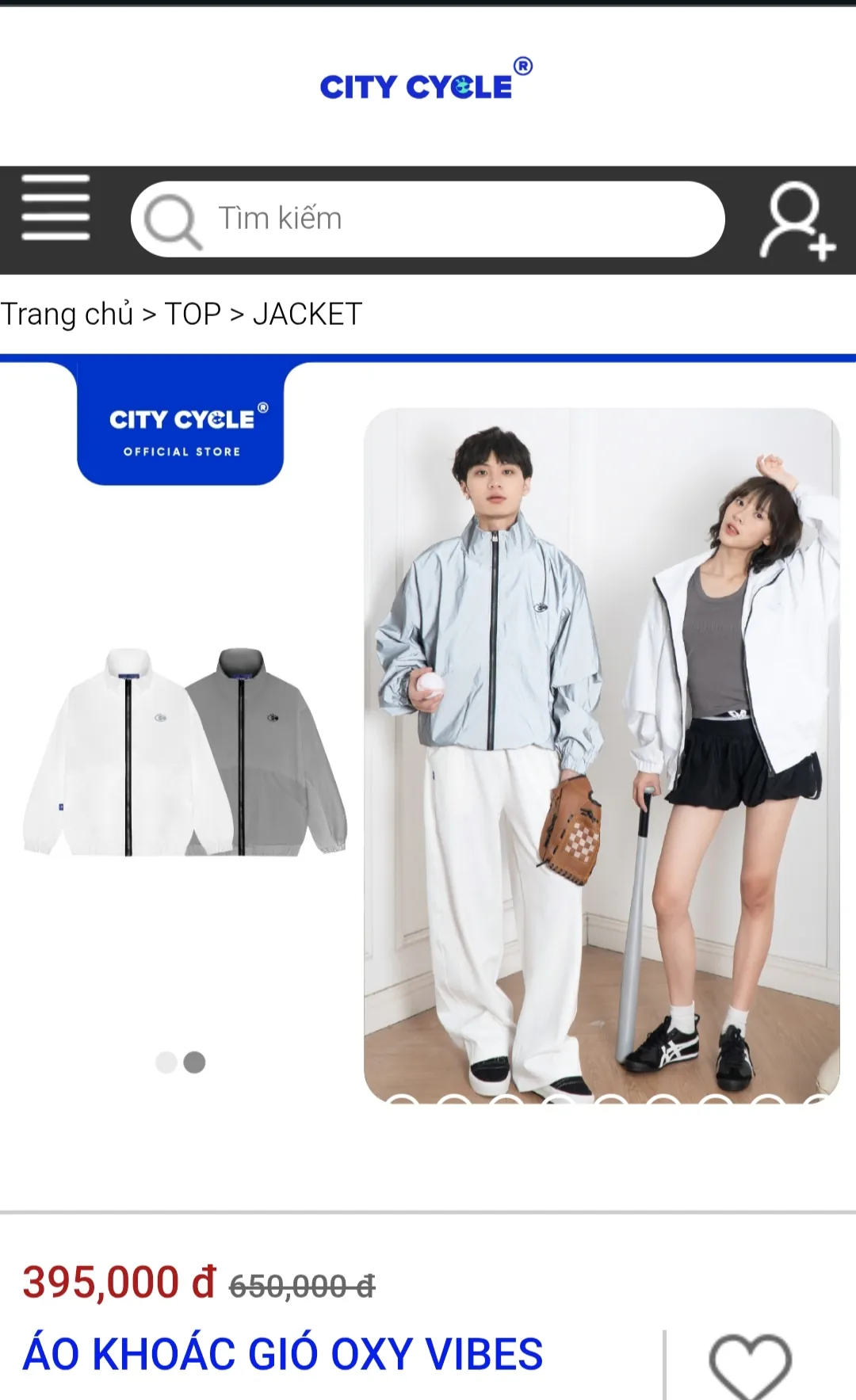 Áo khoác gió casual nữ màu xám size L, kiểu dáng trẻ trung 756995