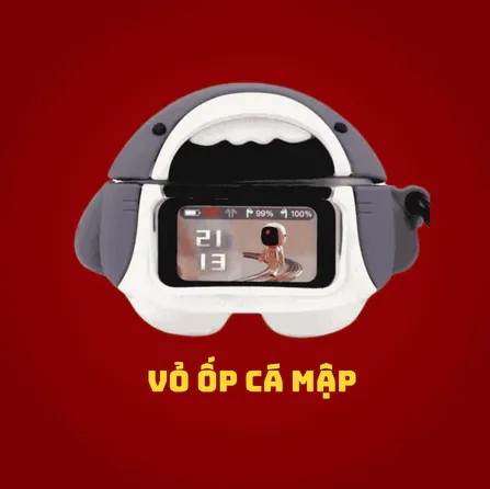 Vỏ Ốp 4D Cho Tai Nghe Chất Liệu Silicon Dẻo Bảo Vệ Hộp Sạc