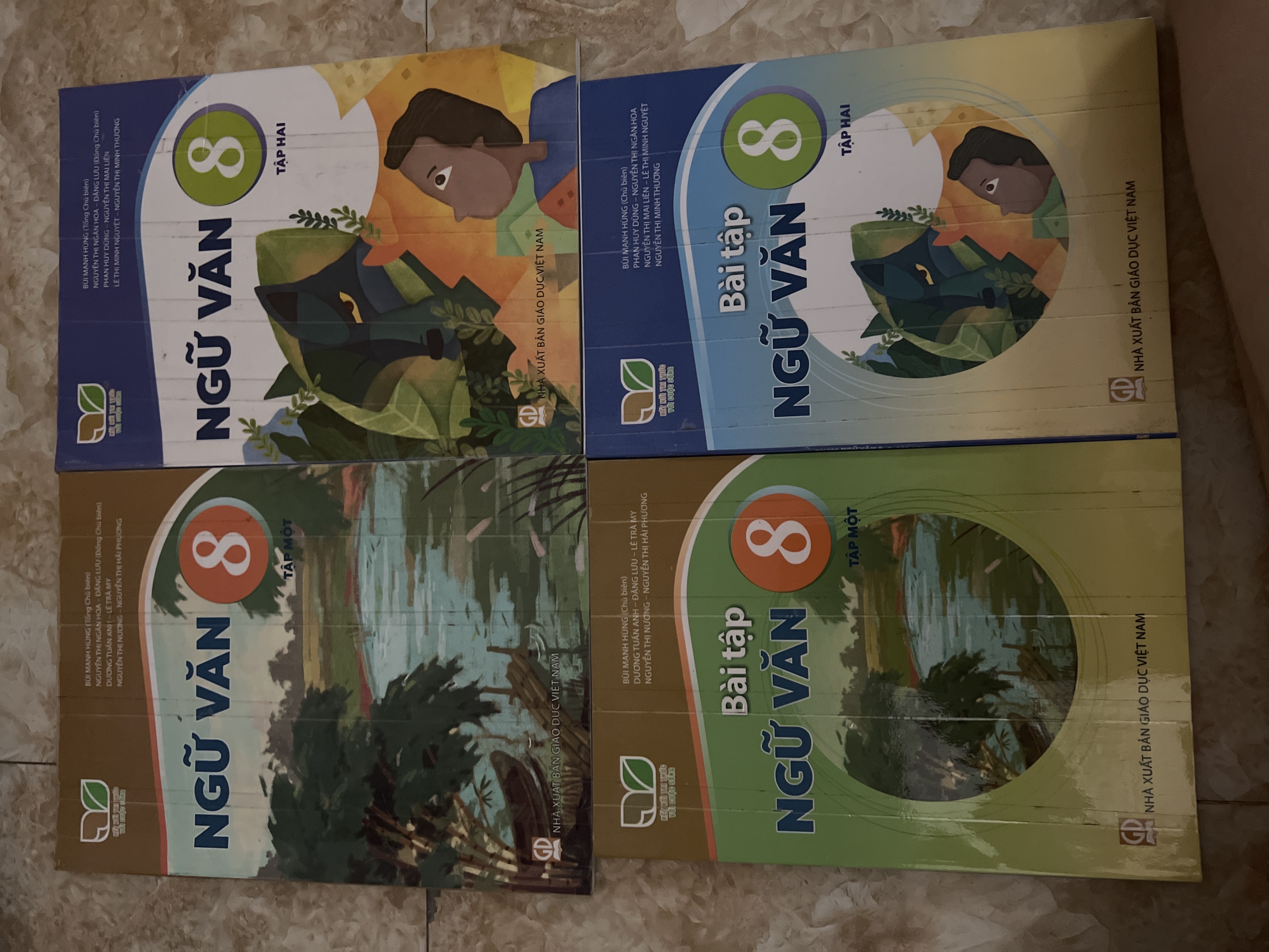 Combo 4 quyển ngữ văn 8kntt