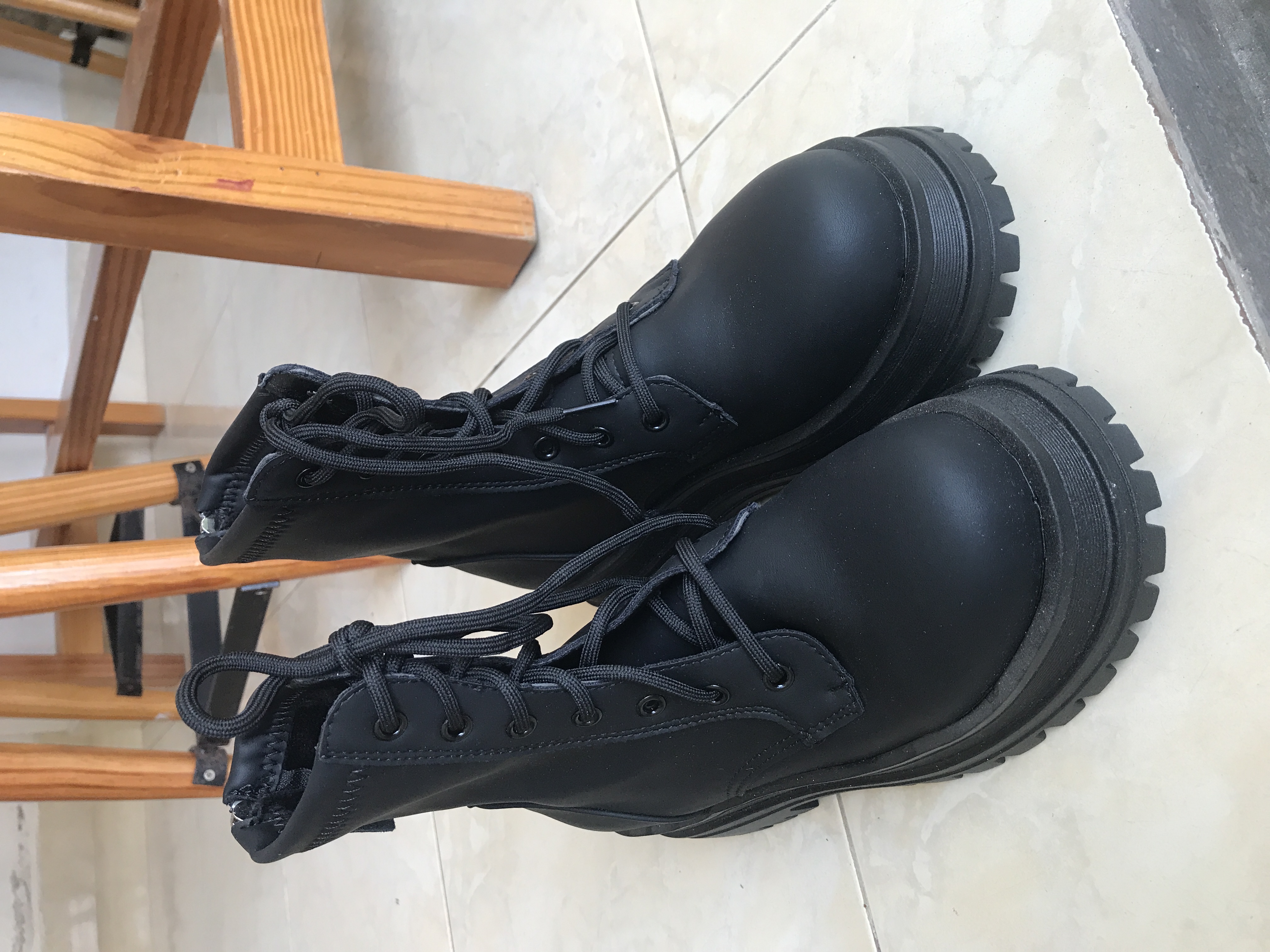 Giây boot nữ cao cổ phối giây 78123