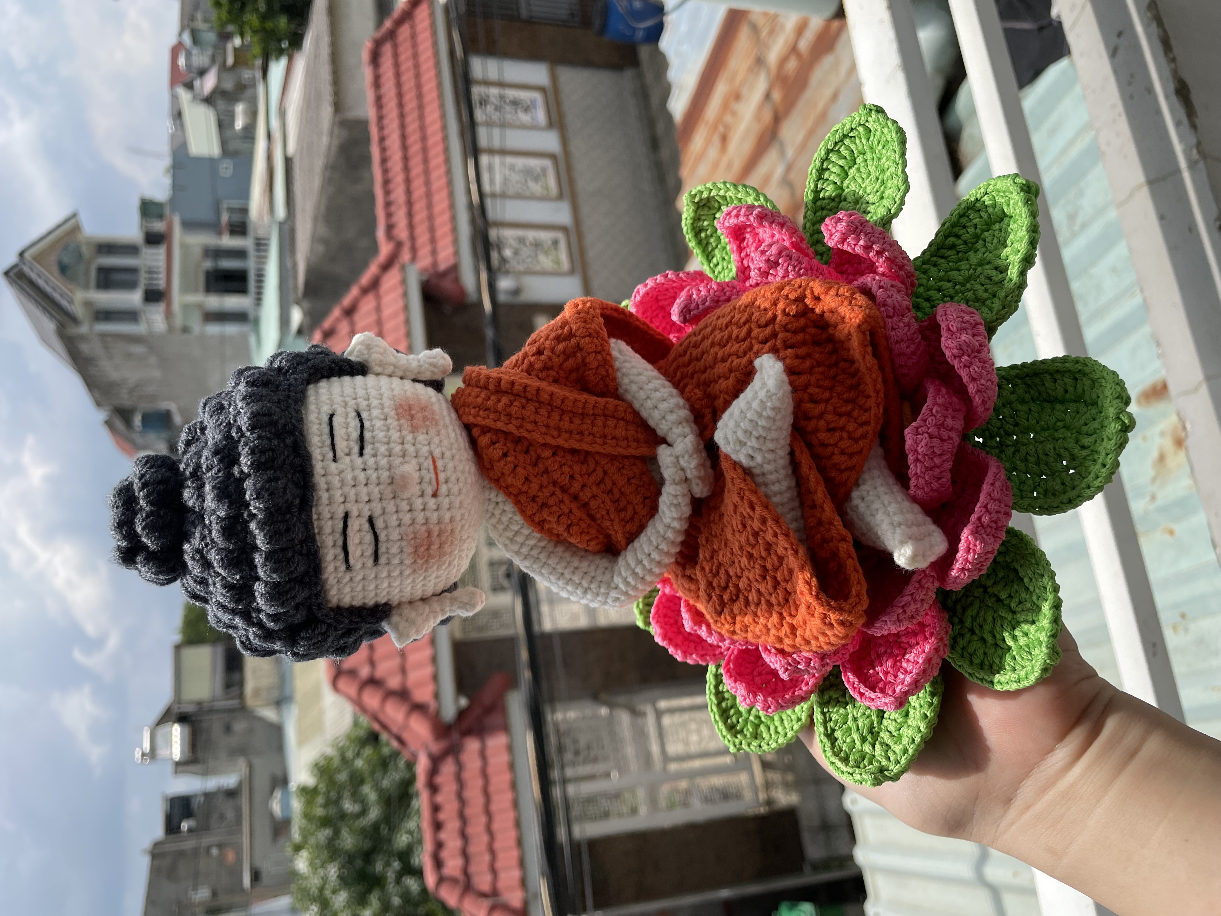 (Handmade) Tượng phật móc bằng len 494262