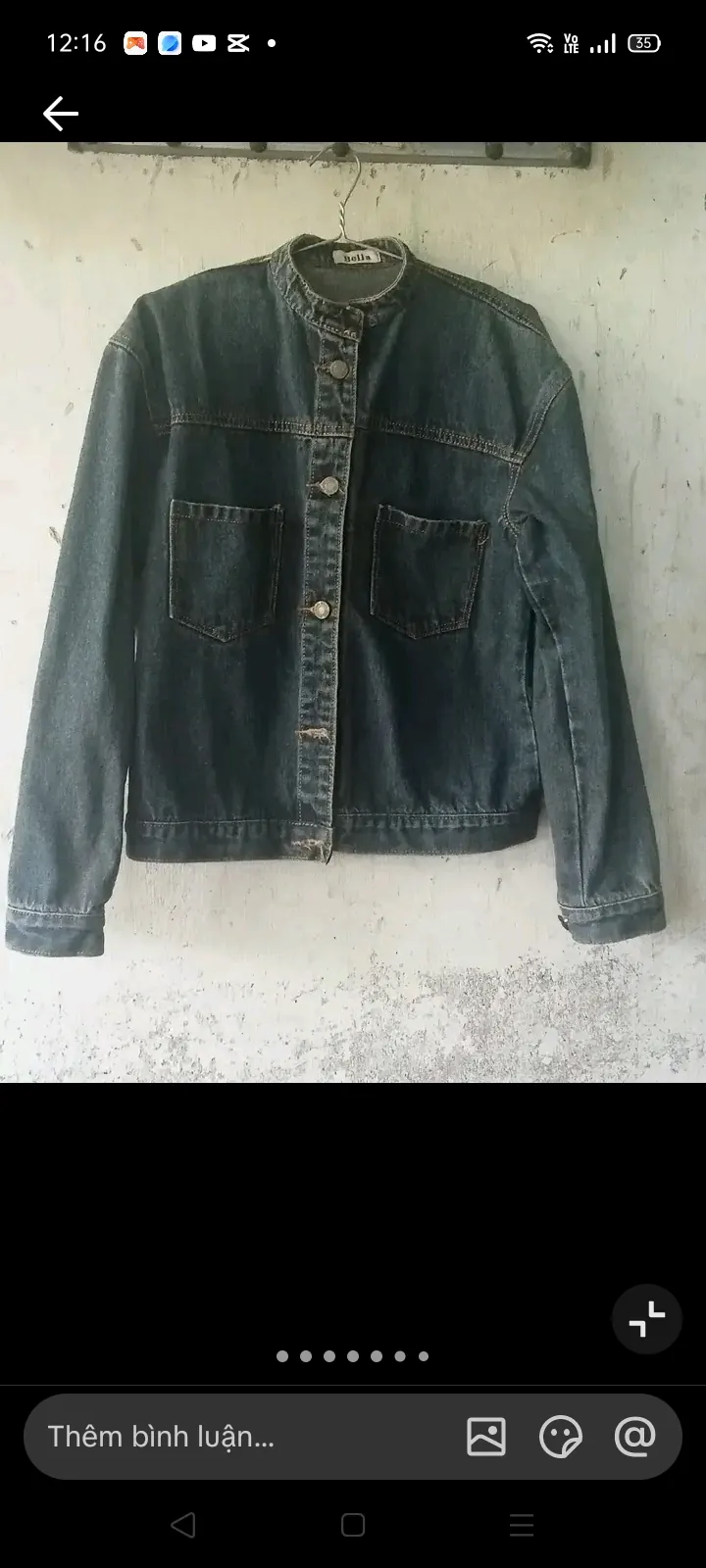 Áo khoác jean 