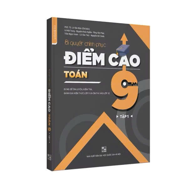 Sách bí quyết chinh phục điểm cao toán 9 tập 1 chính hãng mới như ảnh ko 1 vết bút bẩn