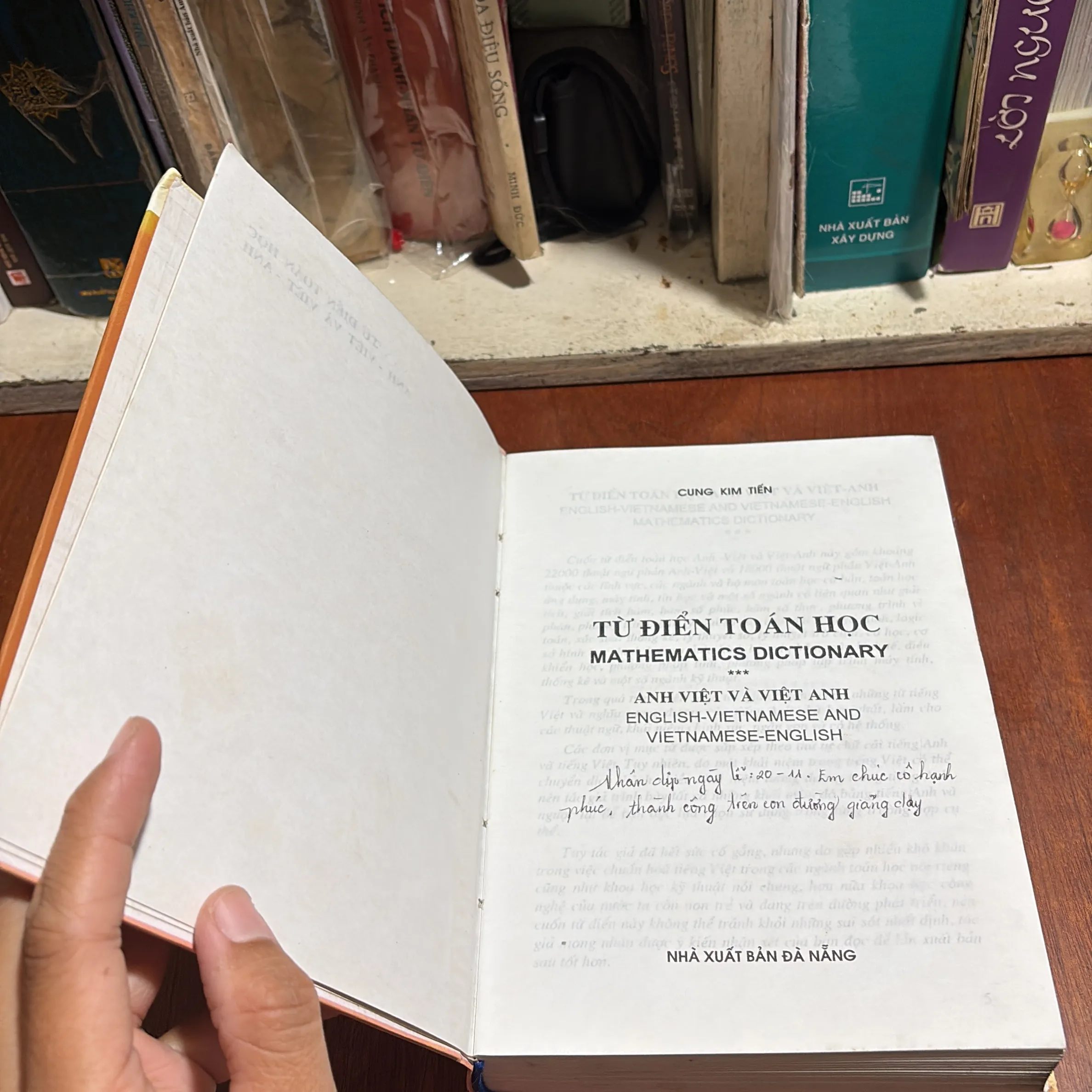 II Từ Điển Toán Học Anh Việt • Việt Anh Mathematics Dictionary) - Cung Kim Tiến - 2004 994248