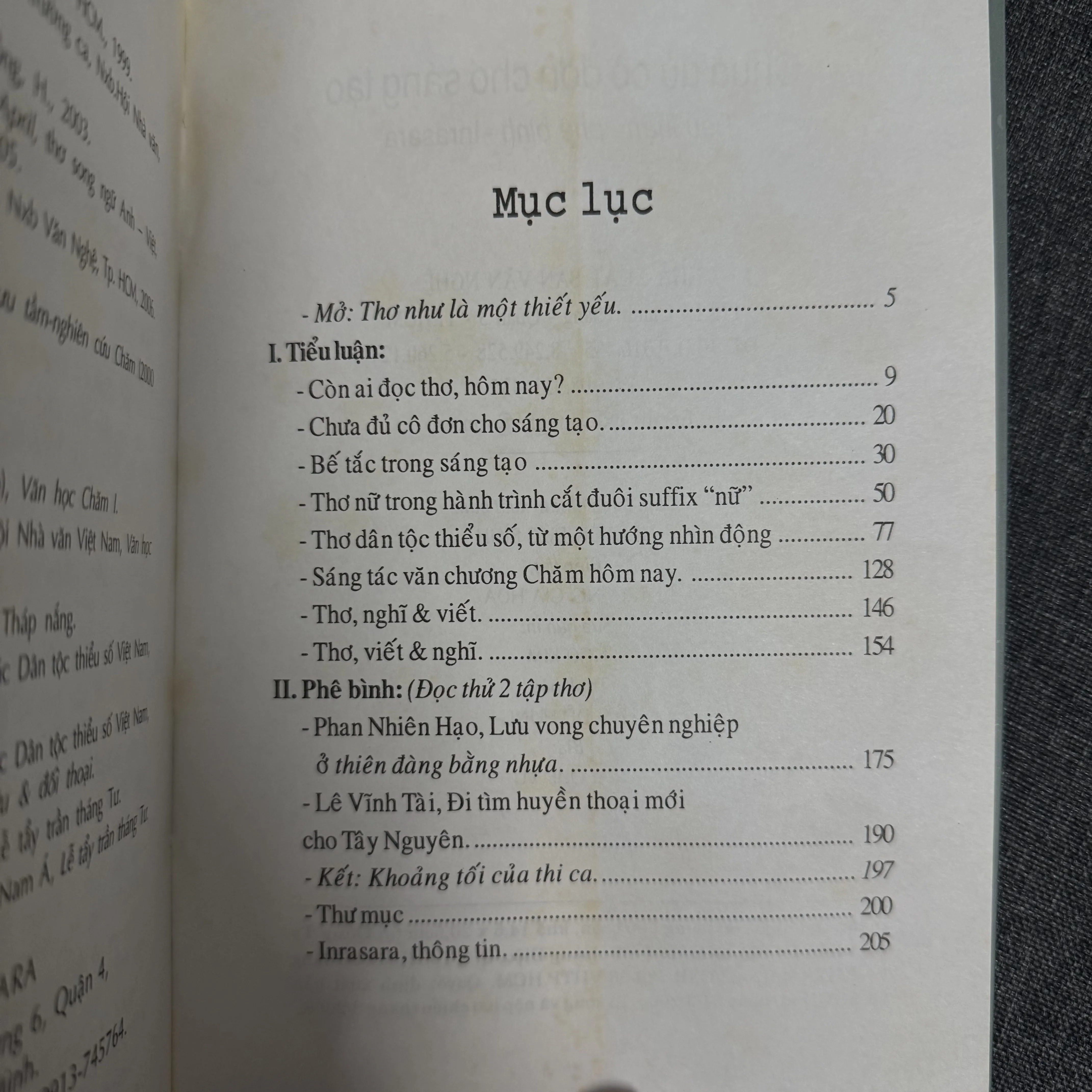 Chưa đủ cô đơn cho sáng tạo - Inrasara 998021