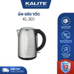 Ấm đun siêu tốc KALITE KL-301 dung tích 1,7 lít