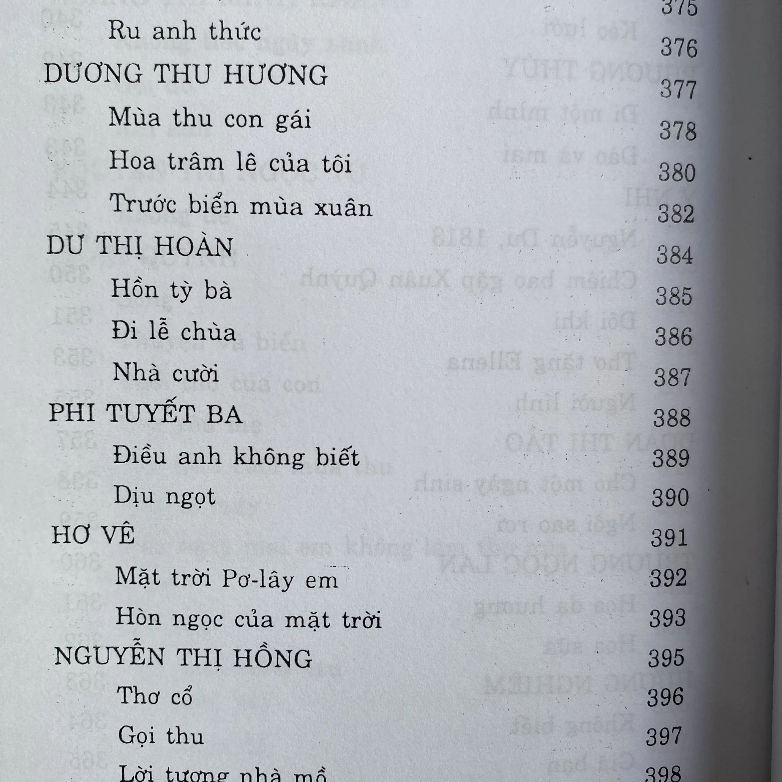 TUYỂN THƠ TÁC GIẢ NỮ VIỆT NAM  752812