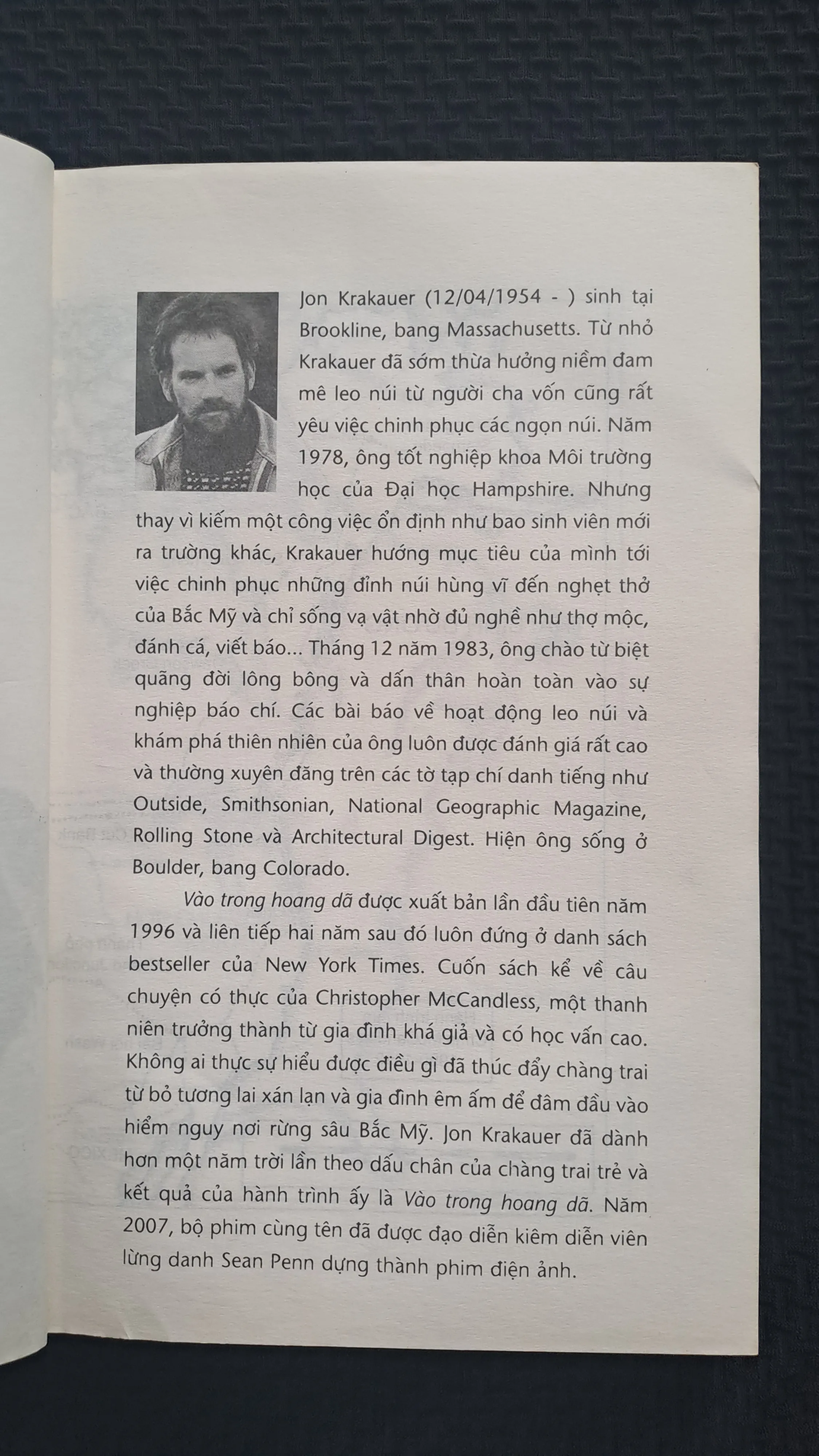 Vào trong hoang dã - Jon Krakaer 1001260