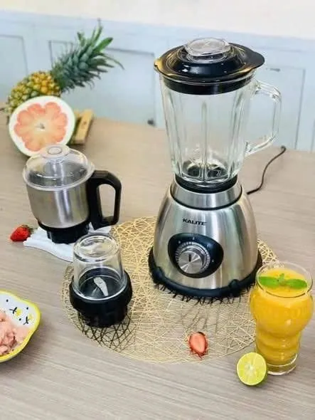 Máy xay siinh tố 3 cối xay đa năng, động cơ nguyên chất, bền bỉ - an toàn sức khỏe