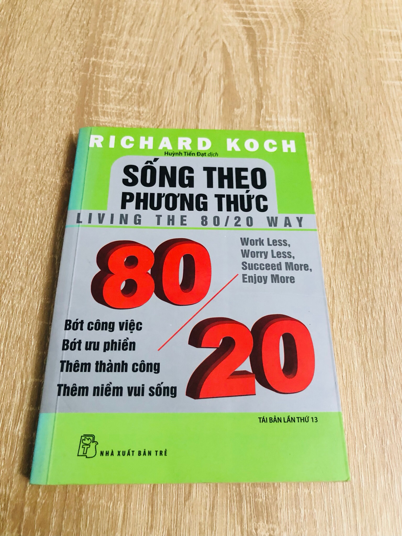 SỐNG THEO PHƯƠNG THỨC 80/20 - bớt công việc bớt ưu phiền thêm thành công thêm niềm vui 