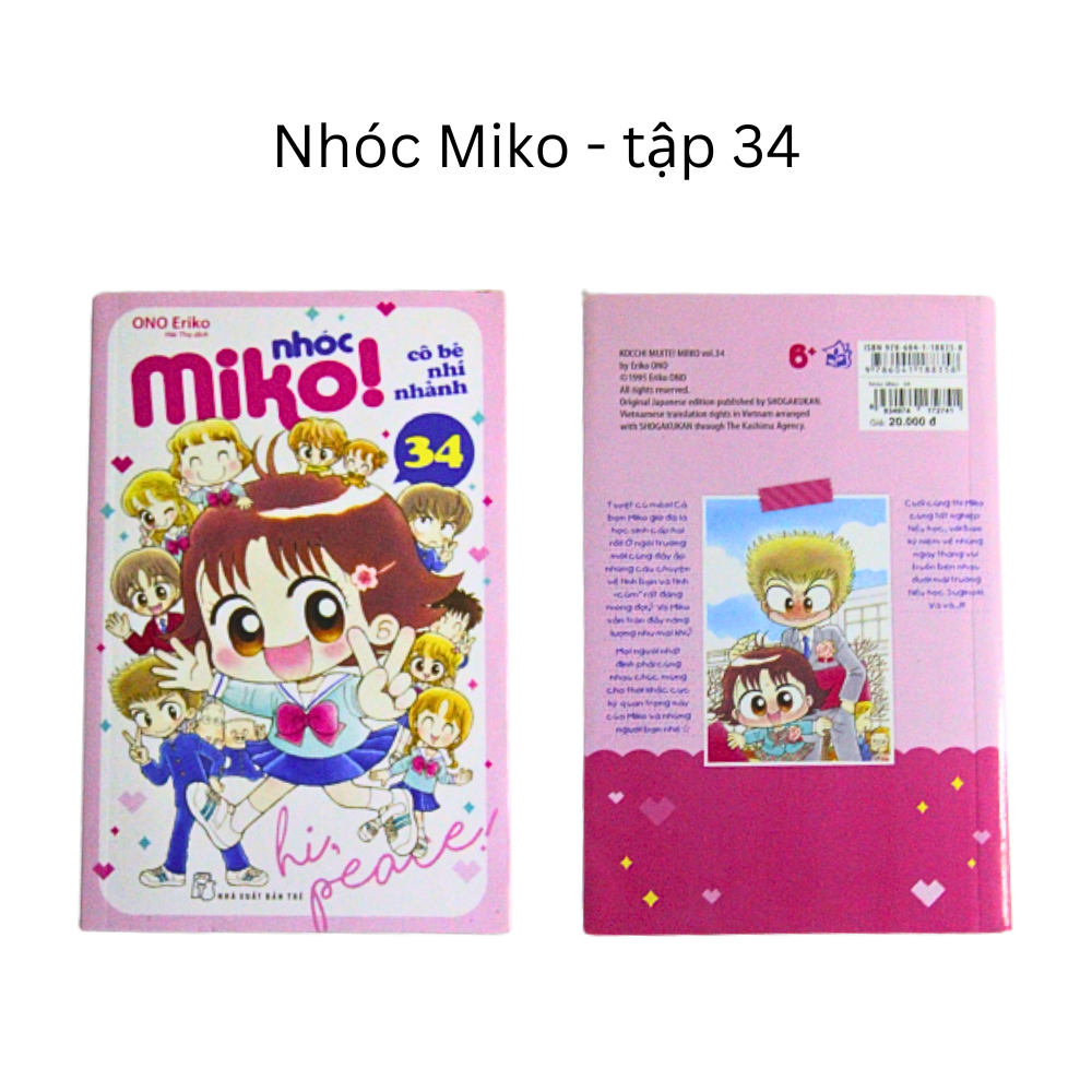 [5 CUỐN] Nhóc Miko - Cô bé nhí nhảnh tập 31, 32, 33, 34, 35 21565