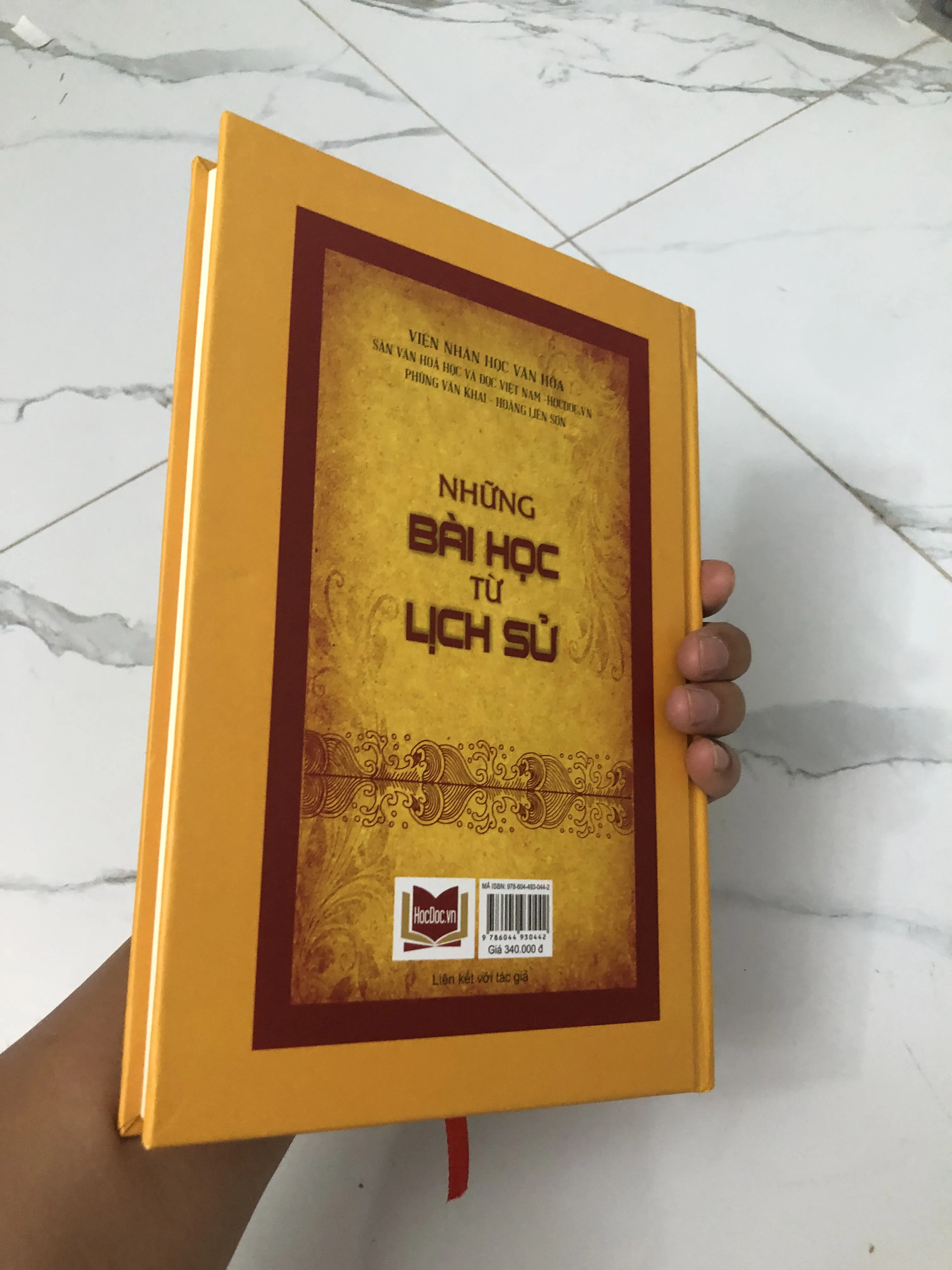 Bìa cứng - những bài học từ lịch sử - Viện Nhân Học Văn Hoá 679048