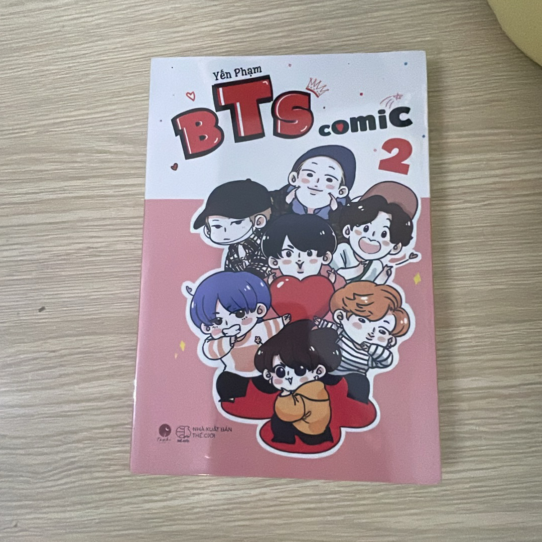 Combo 2 tập BTS Comic còn mới (Có bọc sách+Sticker) 199025