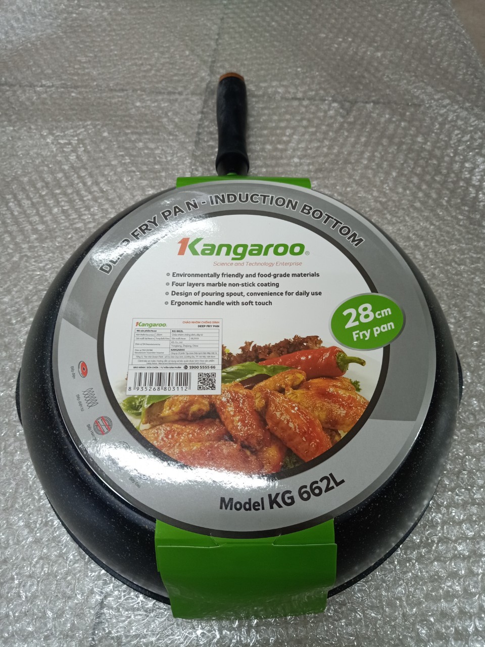 Chảo Kangaroo KG662L size 28cm