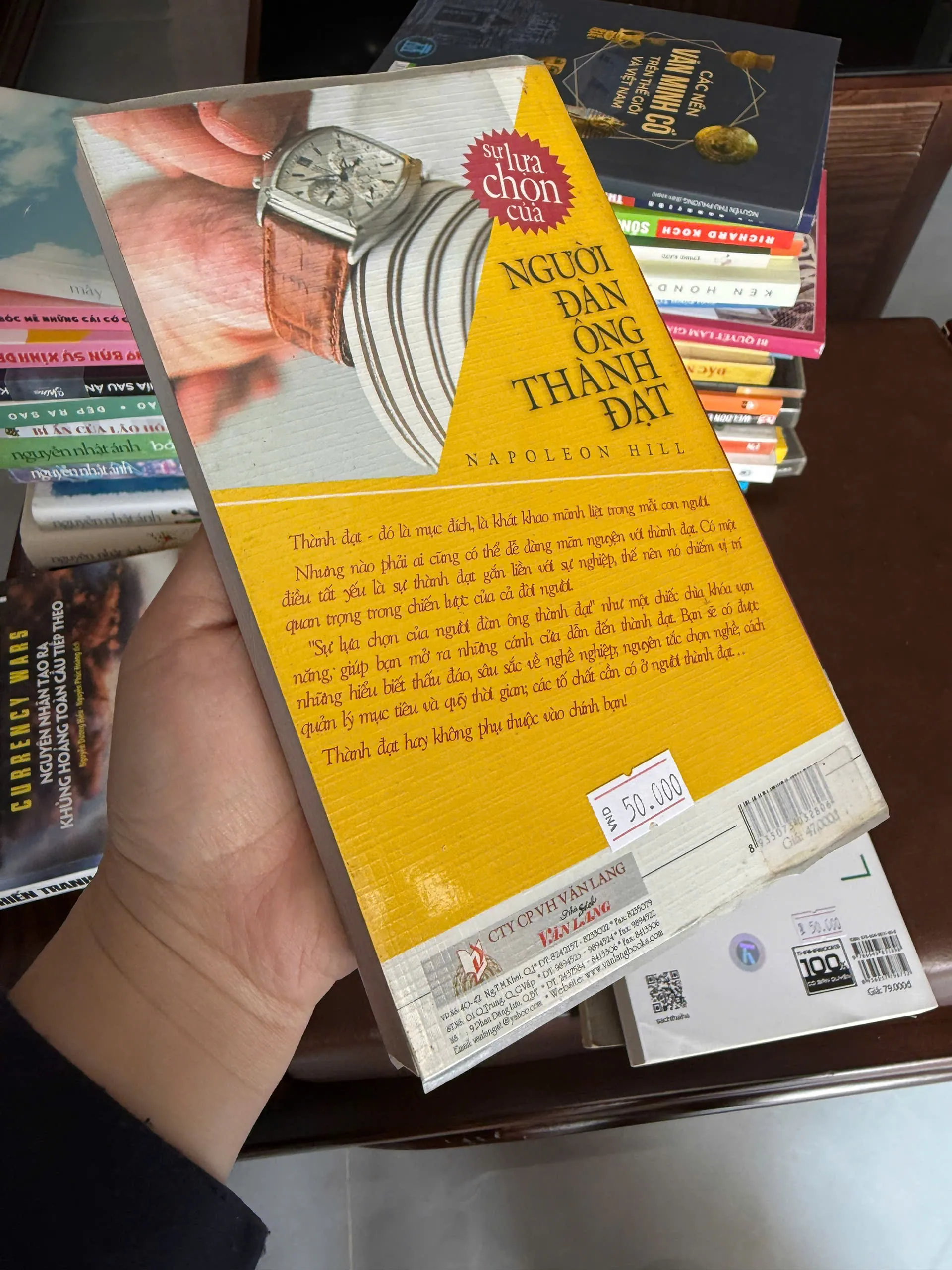 SỰ LỰA CHỌN CỦA NGƯỜI ĐÀN ÔNG THÀNH ĐẠT – Napoleon Hill - K3 1001307