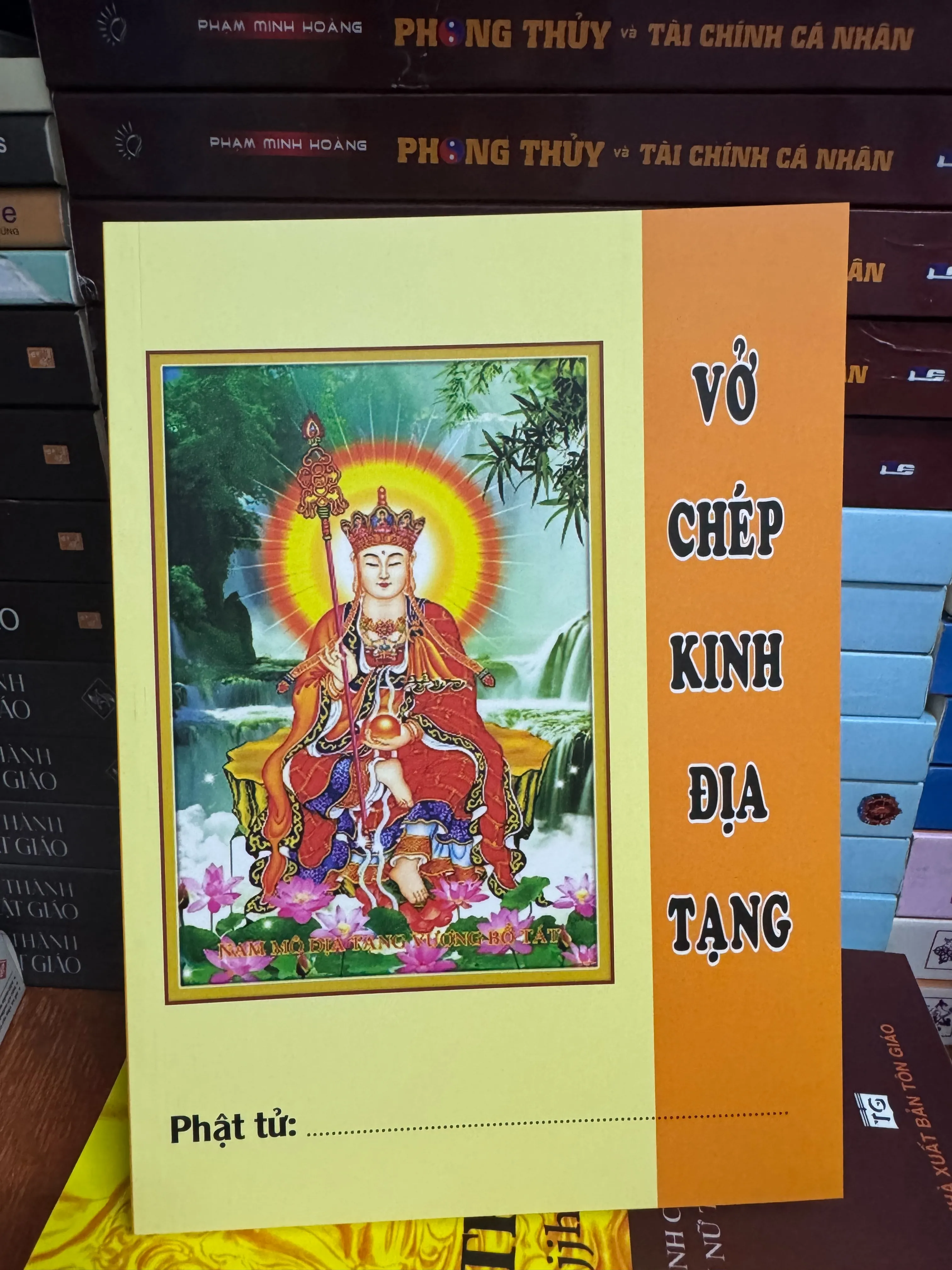 VỞ CHÉP ĐỊA TẠNG A5  TRẮNG TRƠN - MĐ18