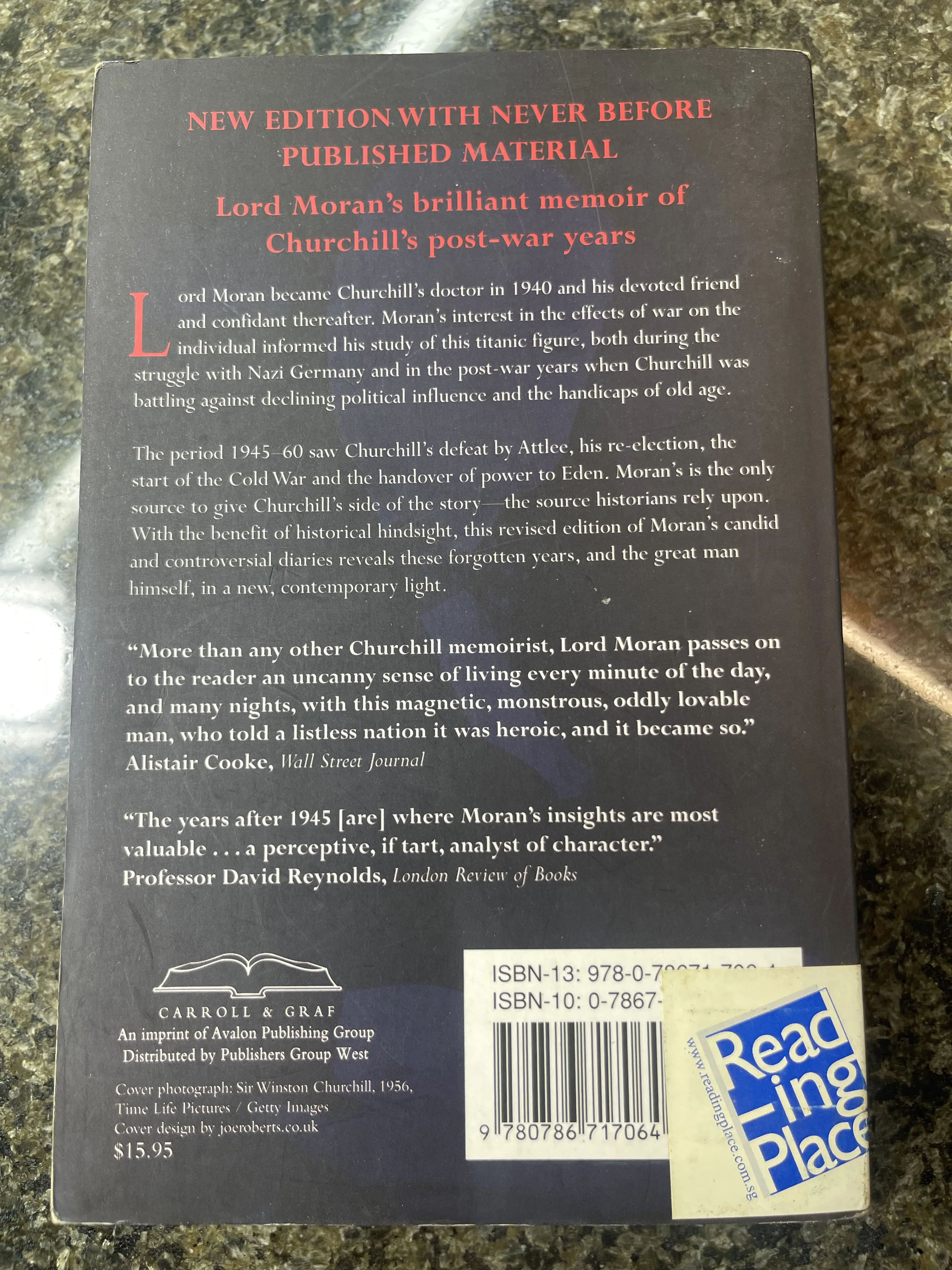 Chur Chill The struggle for survival 1945/60 Lord Moran 674039