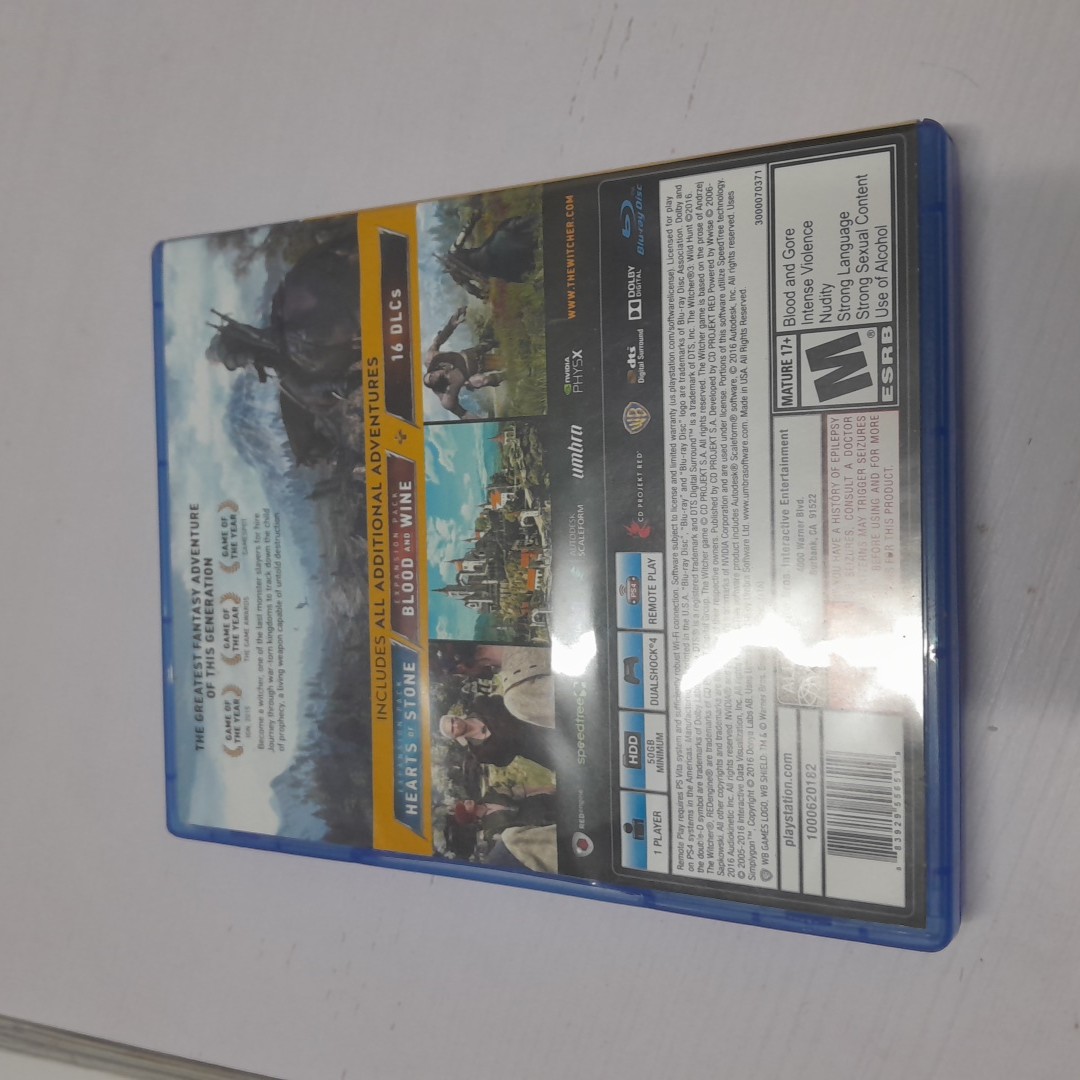 THE WITCHER 3 WILD HUNT CE (PS4) 196601