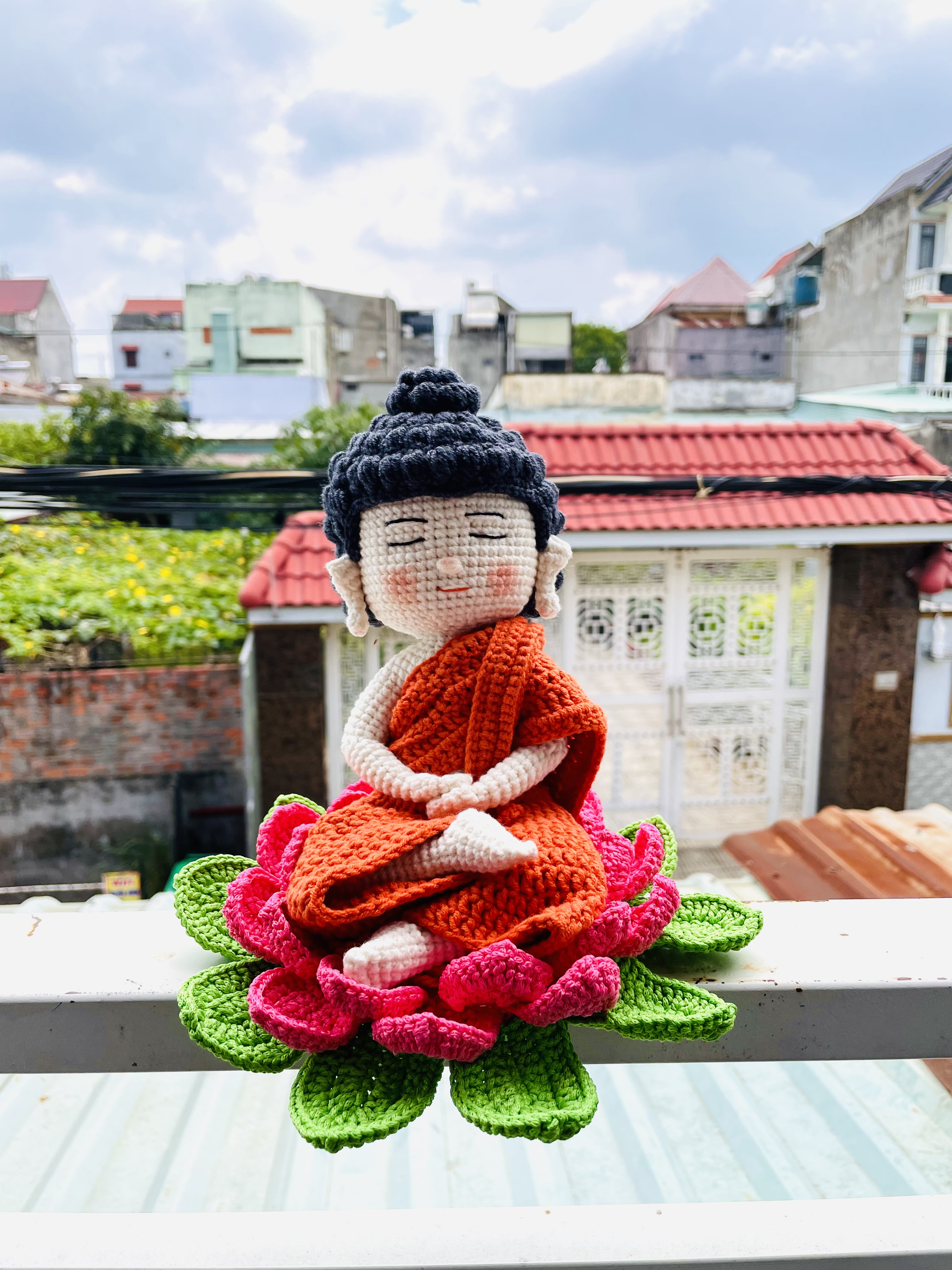 (Handmade) Tượng phật móc bằng len 494262