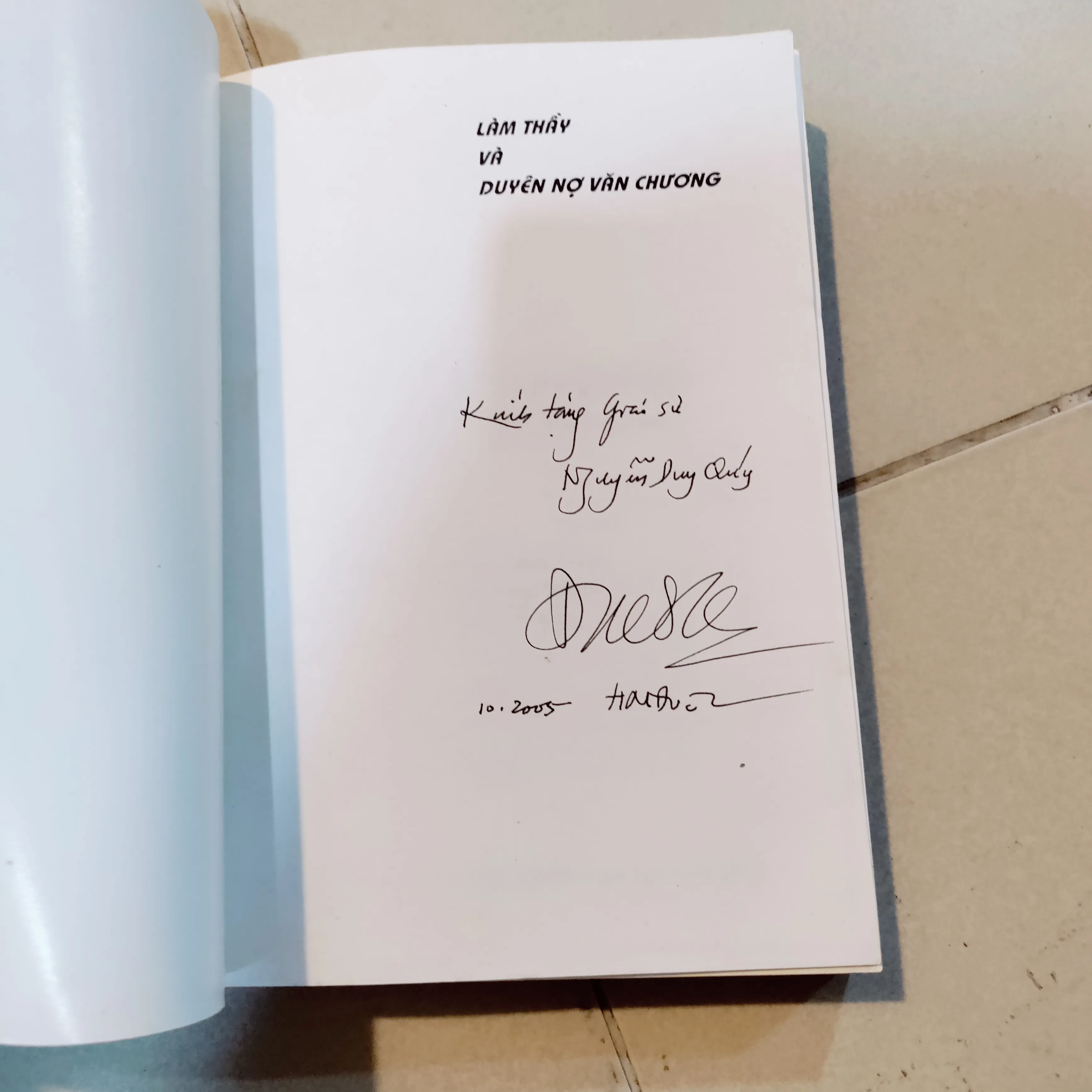 Làm thầy và duyên nợ văn chương 605368