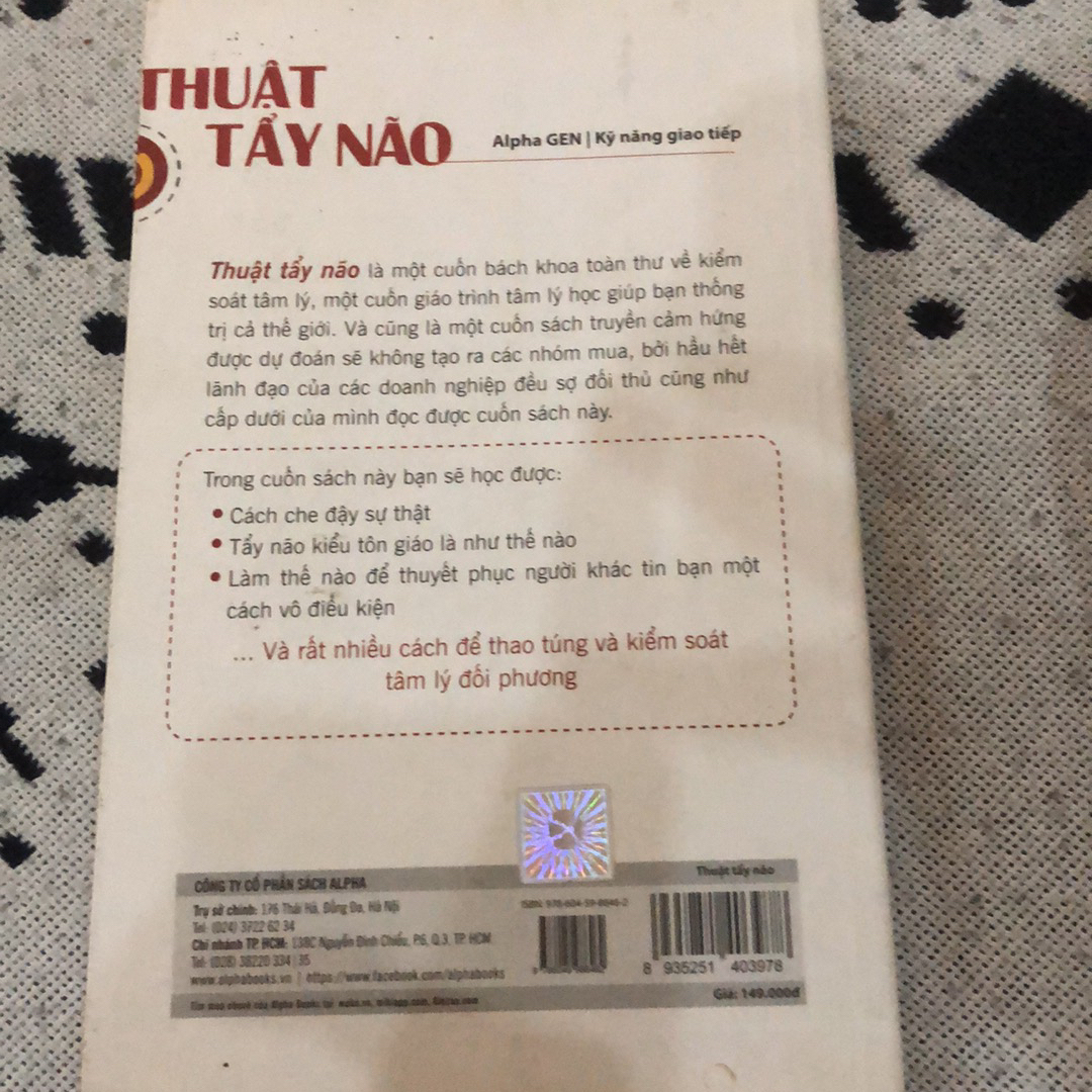 Thuật tẩy não - nghệ thuật thao túng và kiểm soát tâm lý đối phương 299921