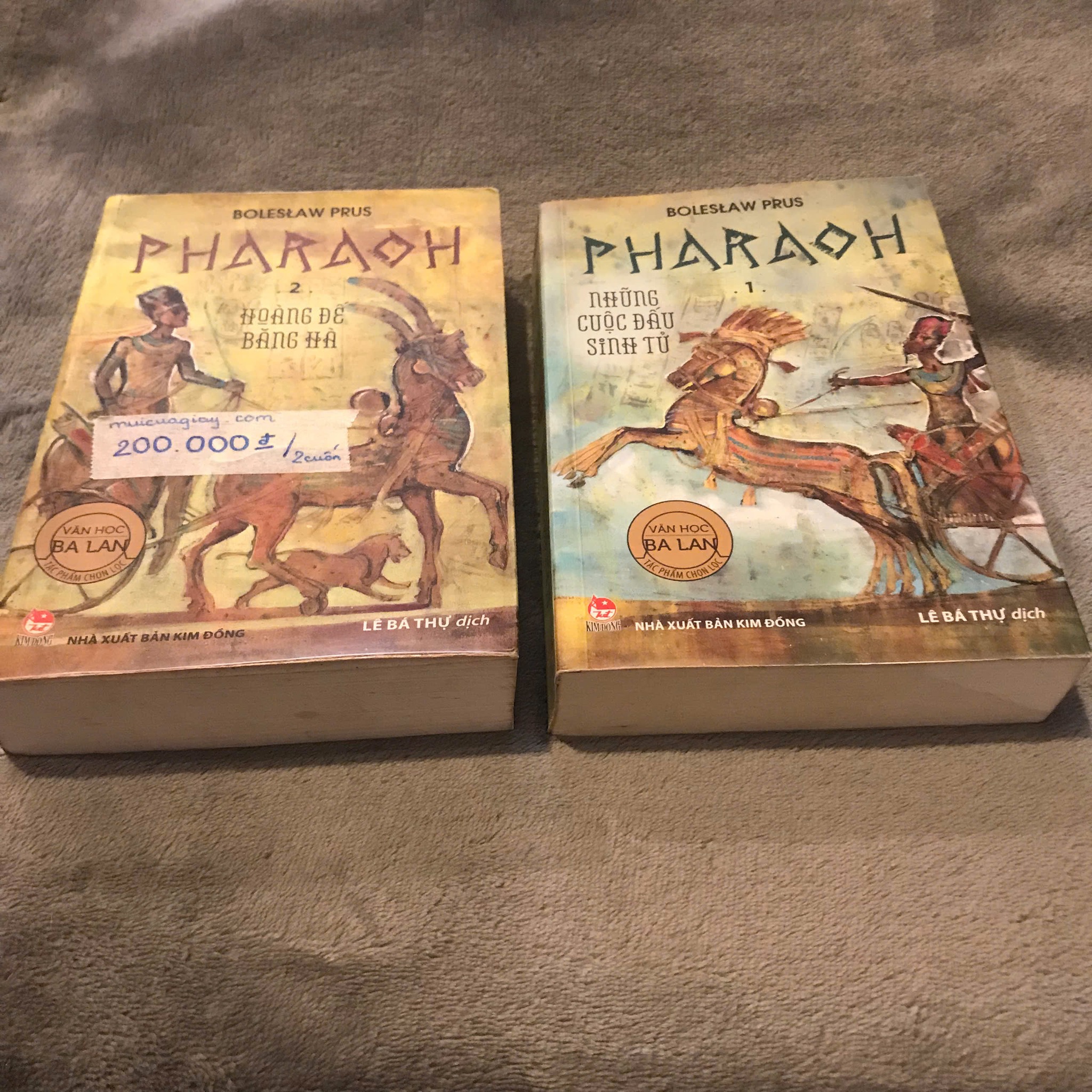 Pharaoh (Những cuộc đấu sinh tử) - Boleslaw Prus (2 cuốn)
