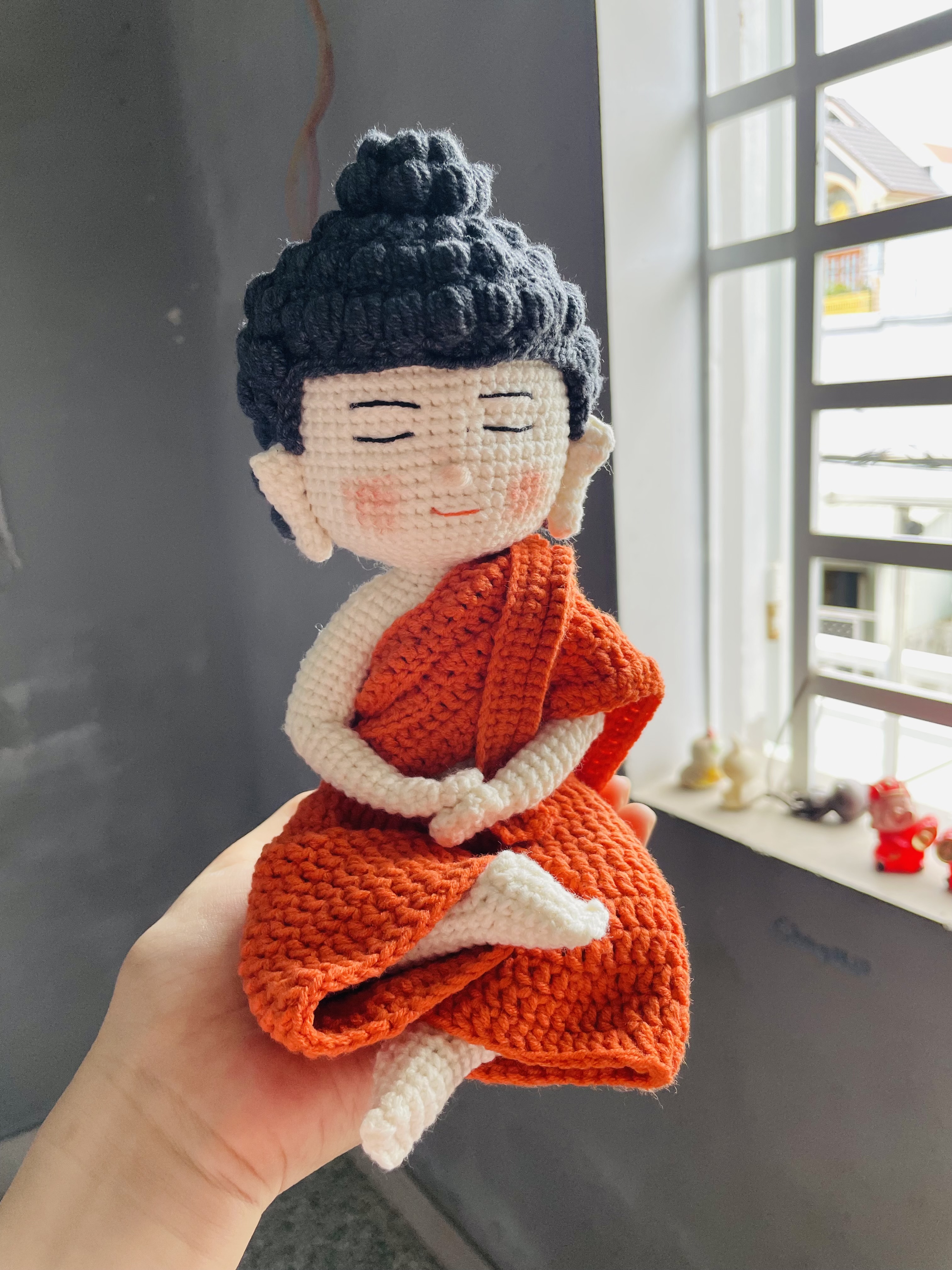 (Handmade) Tượng phật móc bằng len 494262