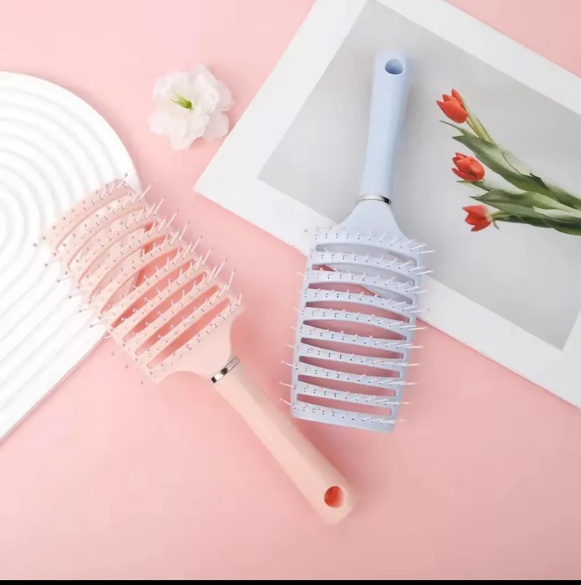 Lược Massage Gỡ Rối Tạo Phồng – Lược Chải Tóc Mượt, Massage Da Đầu, Chống Rối Cho Nam Nữ